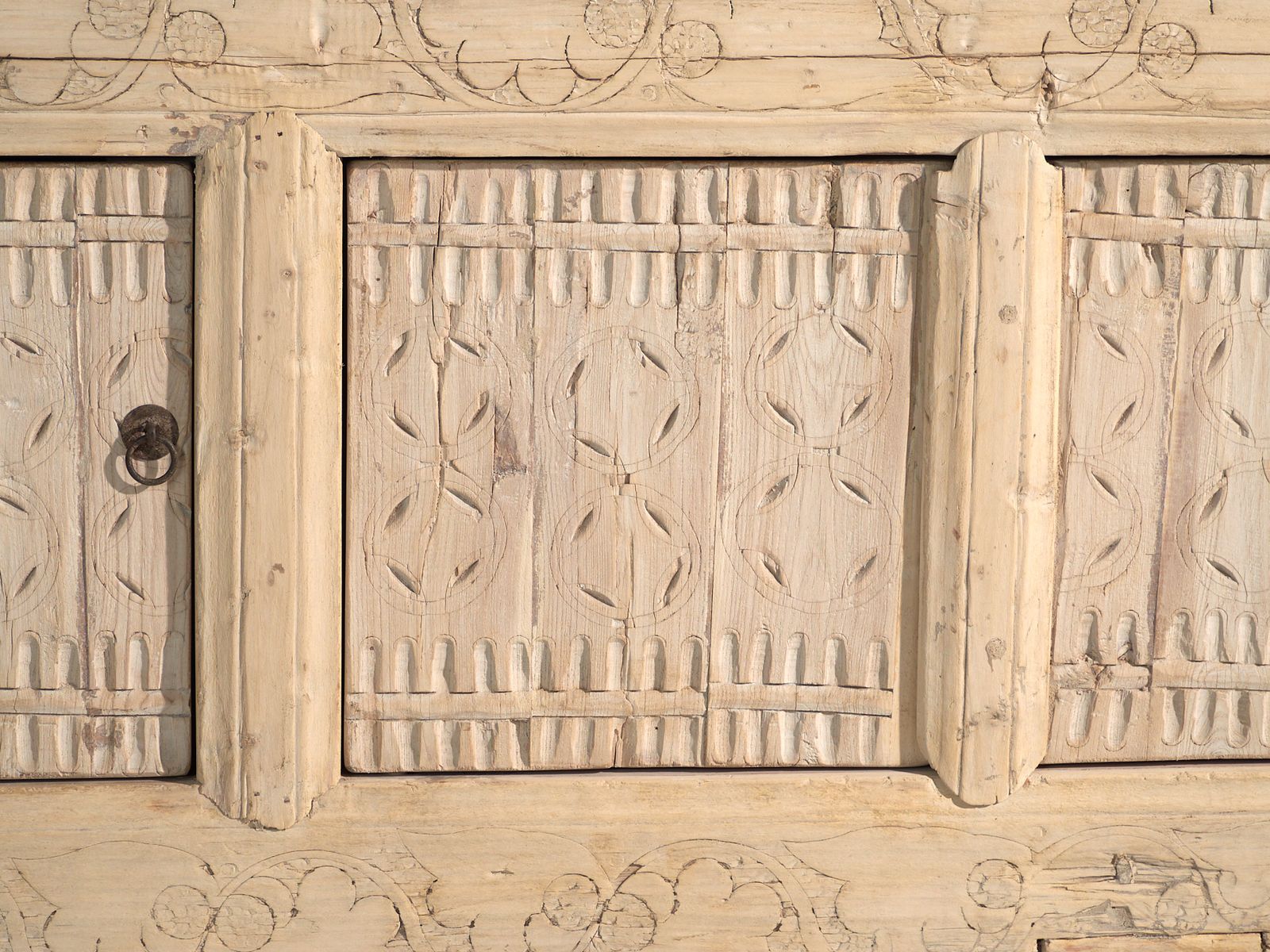 Antique Carved Sideboard In Fir Wood – China, Circa 1930 photo buy