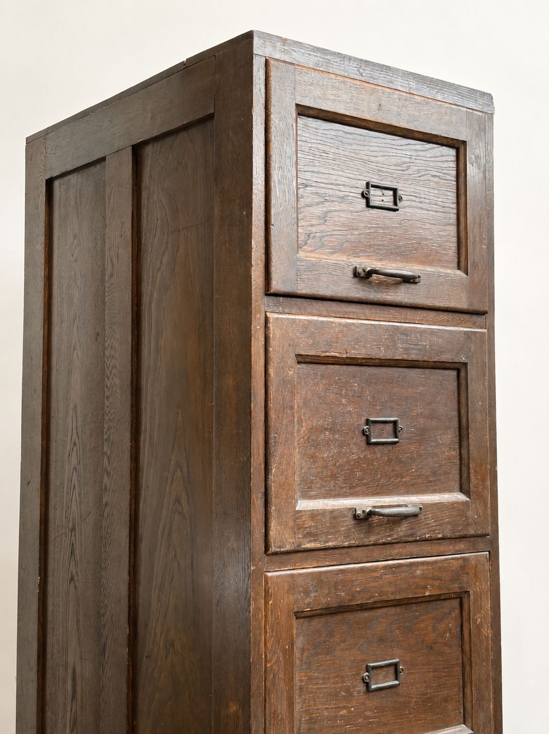 Early 1900s Antique Oak Filing Cabinet photo 650.0