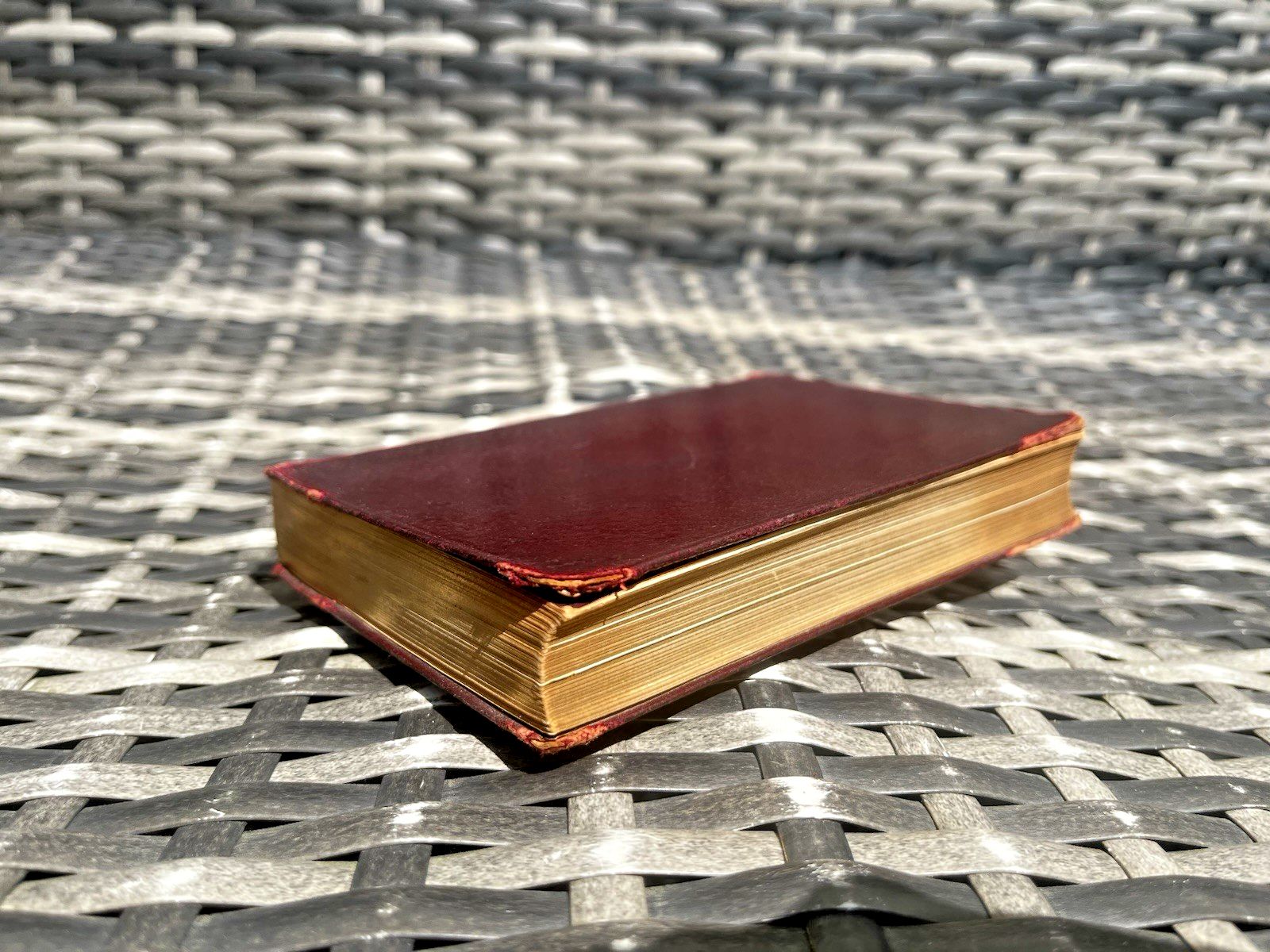 Antique Decorative Gilt Edge Leather Book Charlotte, Emily & Anne Bronte Sisters photo buy