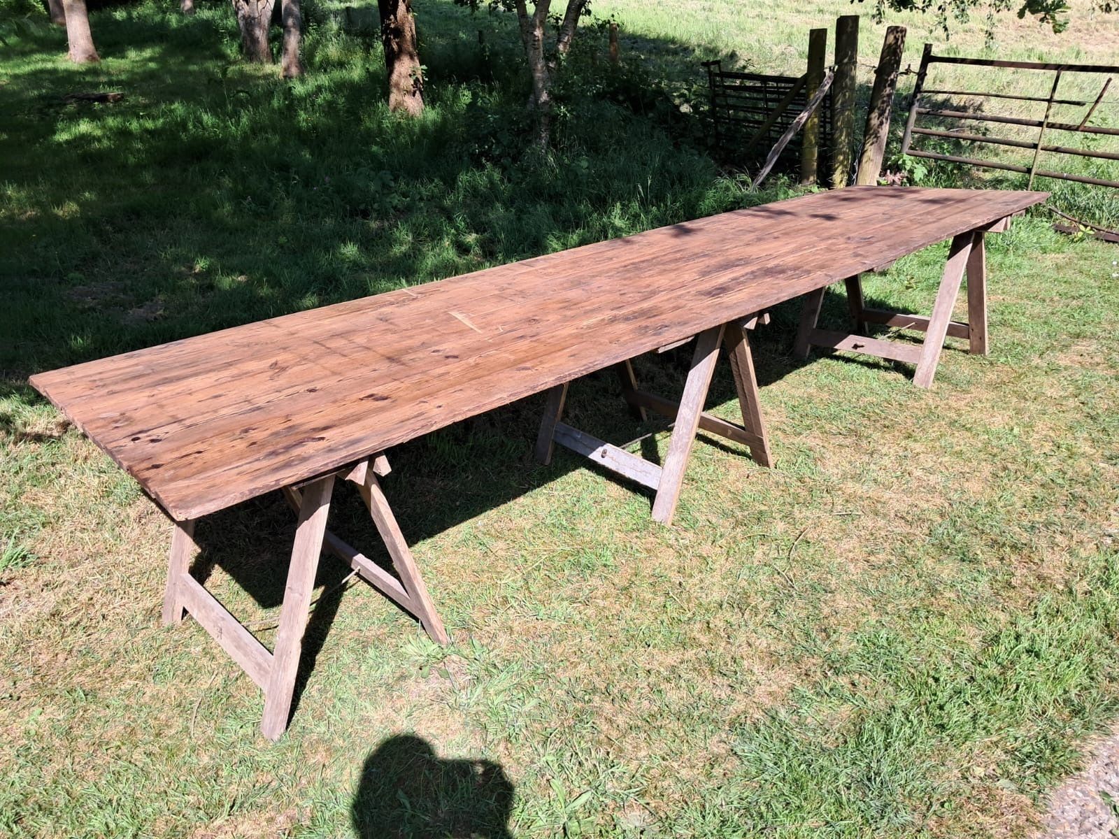 photo buy Harvest Trestle Table