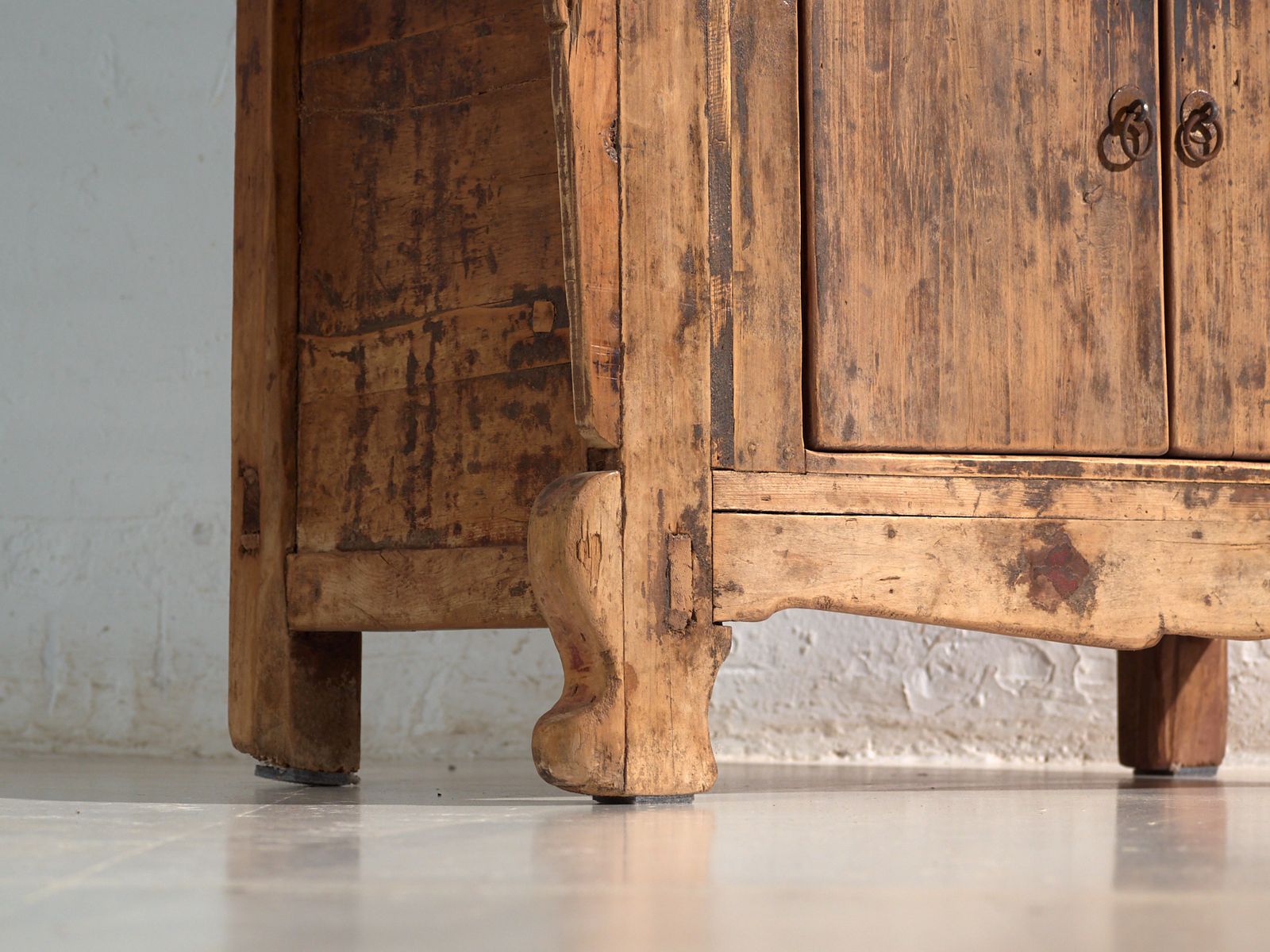 Antique Sideboard In Pine Wood – China, Circa 1930 photo for sale