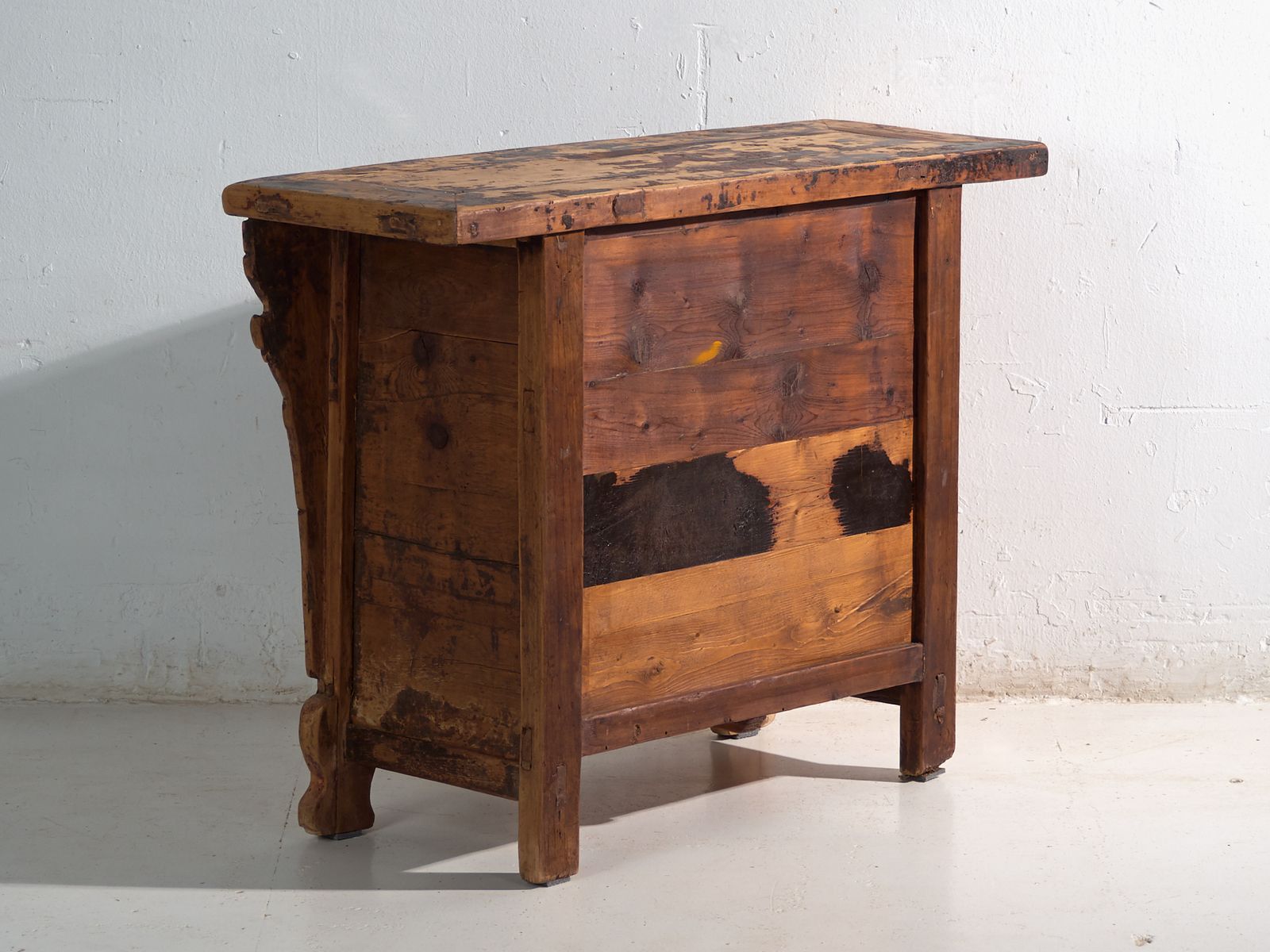 Furniture Antique Sideboard In Pine Wood – China, Circa 1930 photo