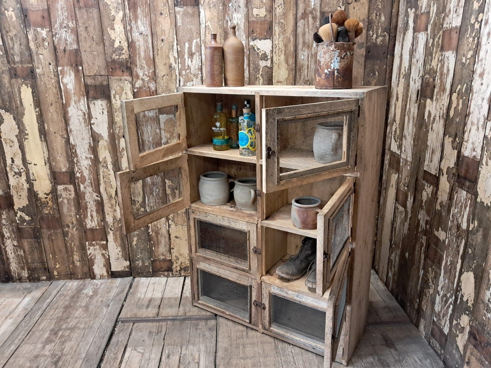 Rustic Chicken Coop Cupboard photo furniture