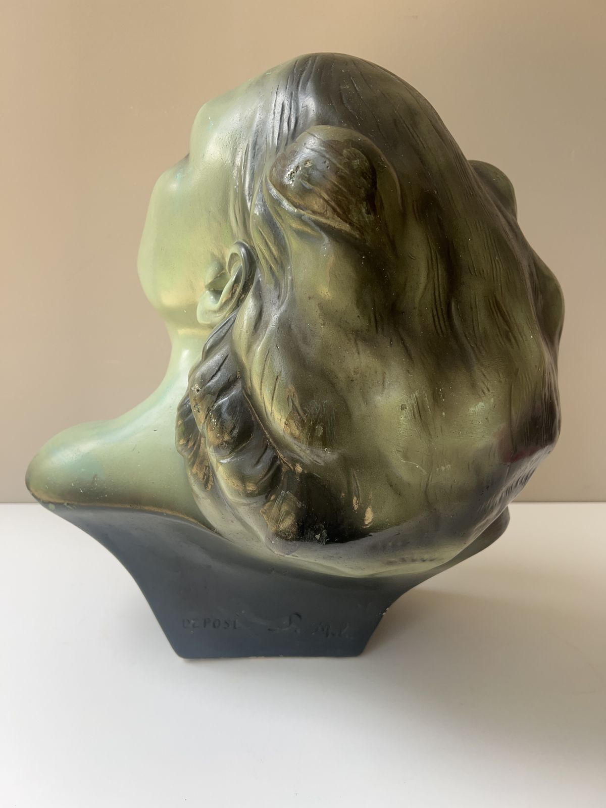 Large Art Deco Déposé Female Bust photo 900.0