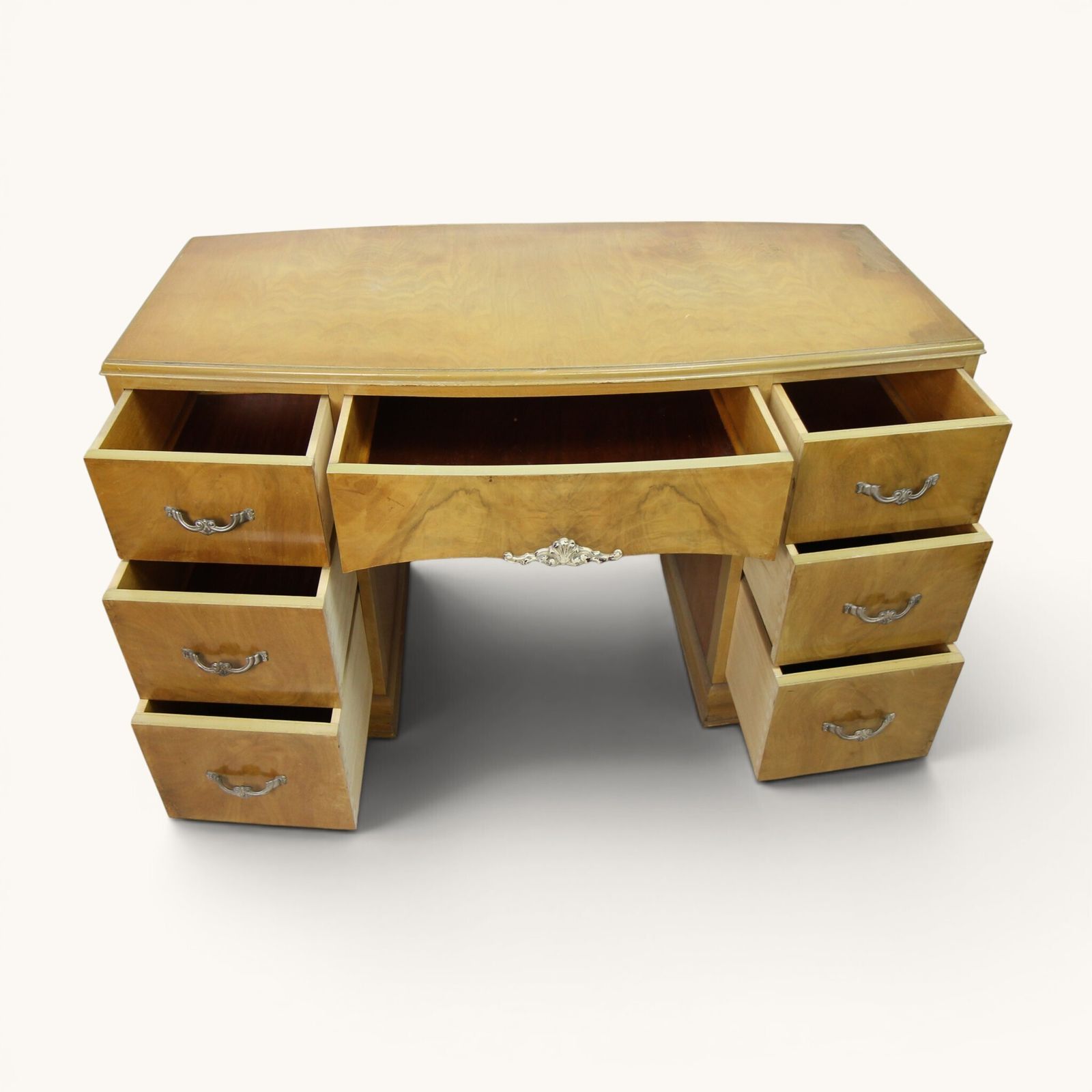 Art Deco Dressing Table And Footstool Set   Ideal For Upcycling photo buy