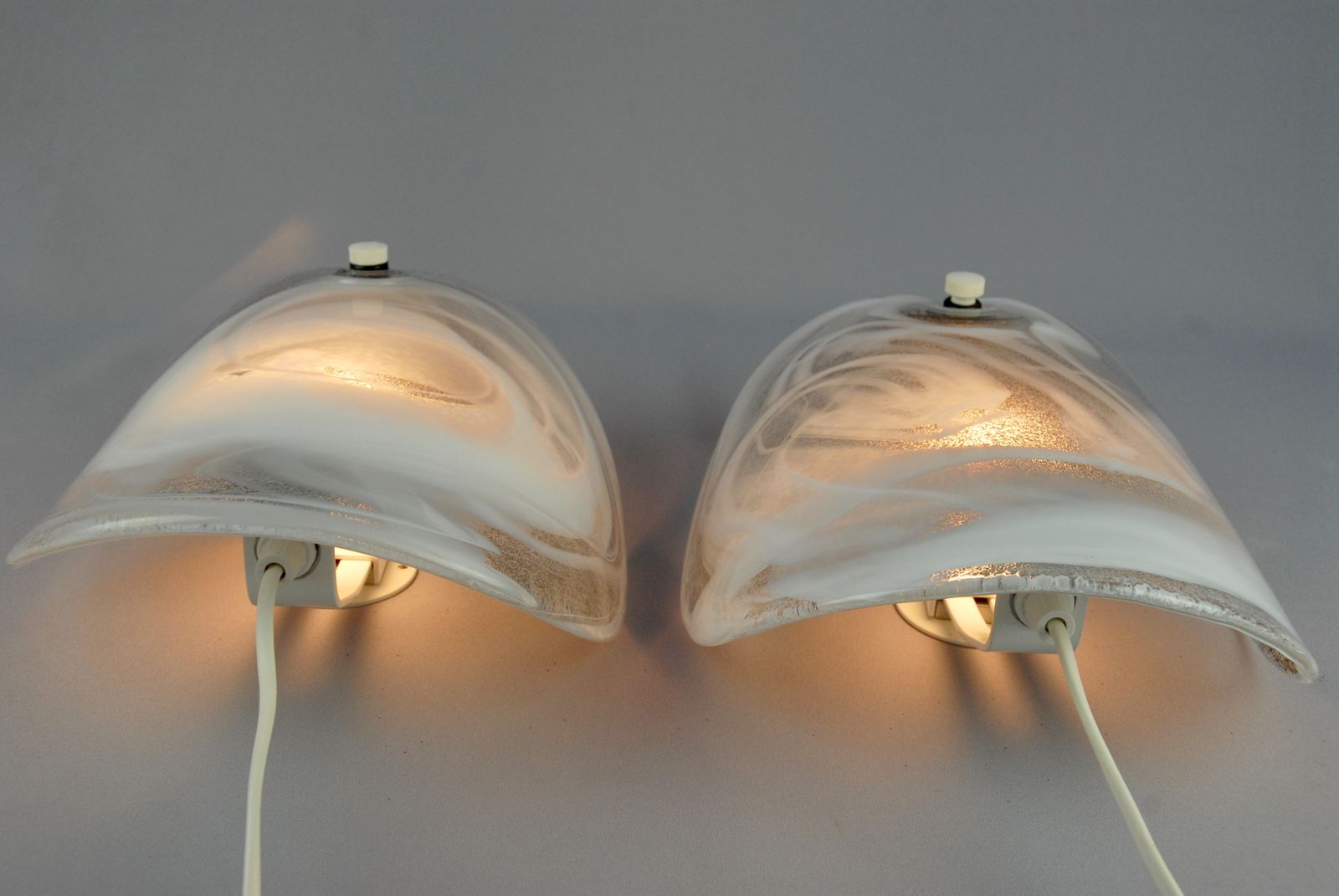 Glass Sconces By Per Lutken For Holmegaard, 1972, Set Of 2 photo Lighting