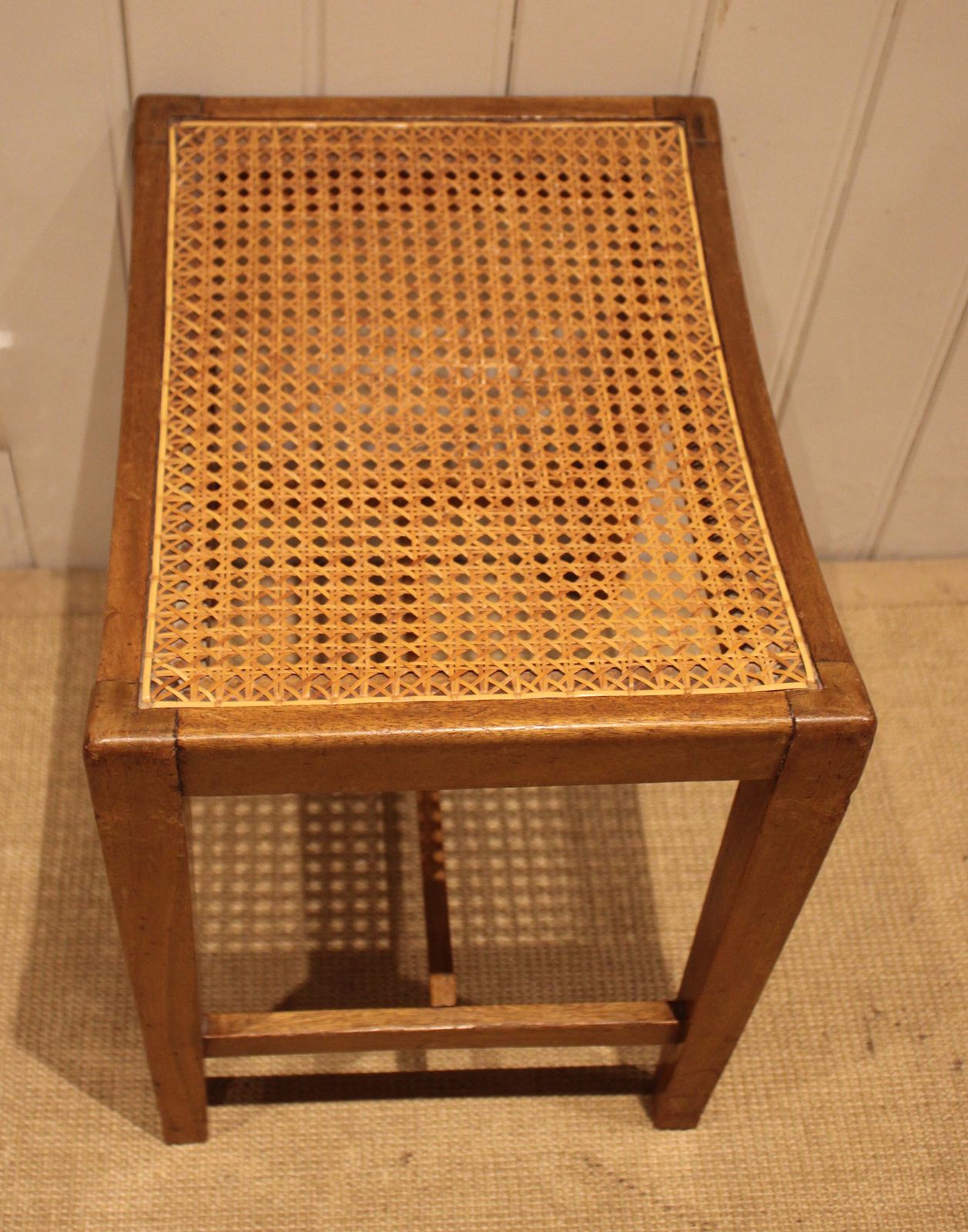185.0 Beech Wood Cane Seated Stool photo