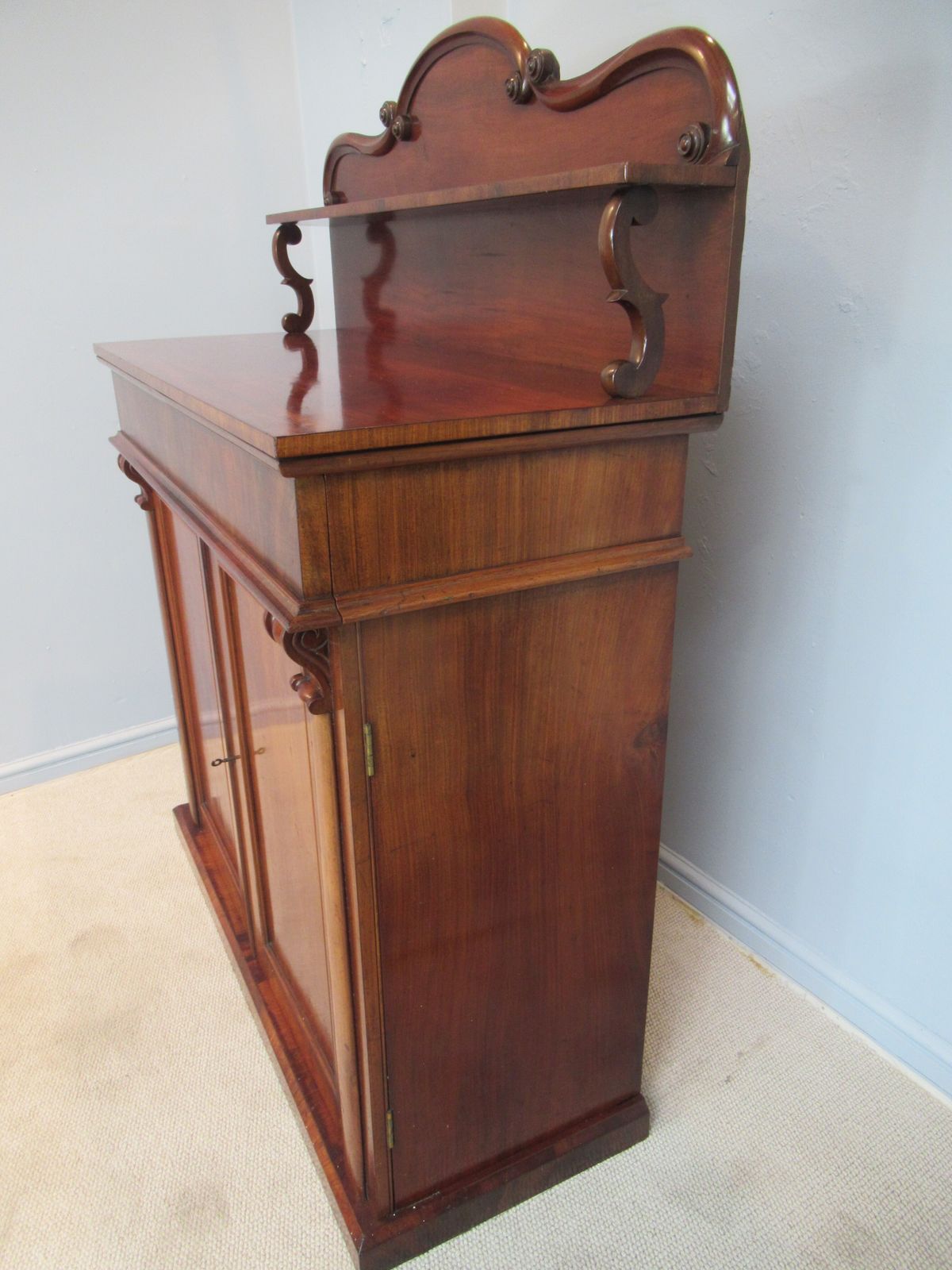 photo for sale Victorian     1870s Mahogany Chiffonier