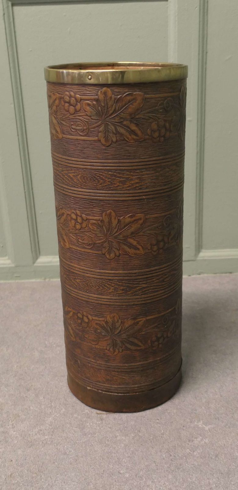 Post Modern Simulated Leather Stick Stand, Umbrella Stand An Attractive Piece photo vinterior