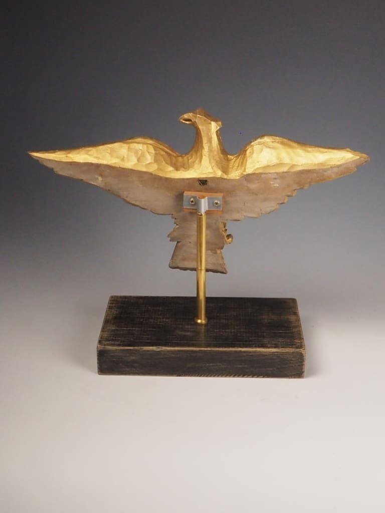 photo for sale Pair Of Decorative Gilt Eagle Stands – Home Interior Decor