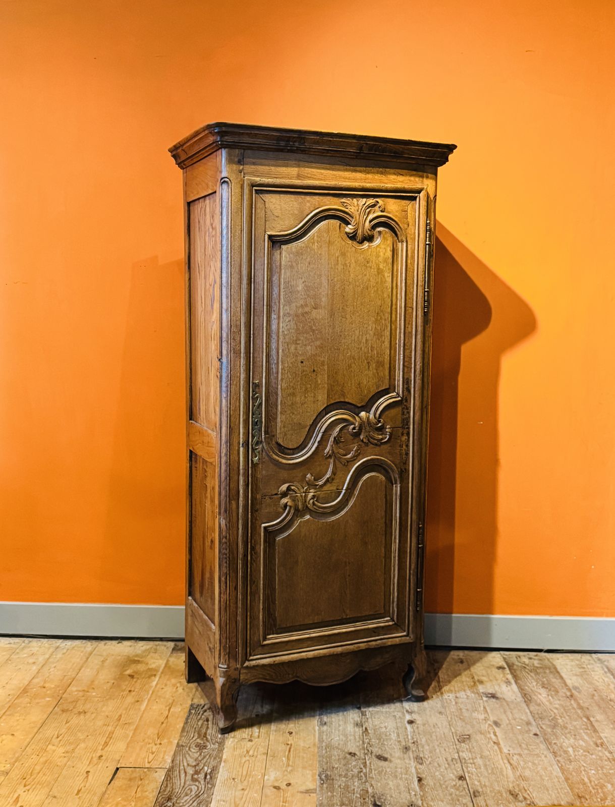 Antique French Single Door Louis XV Revival Armoire photo 850.0