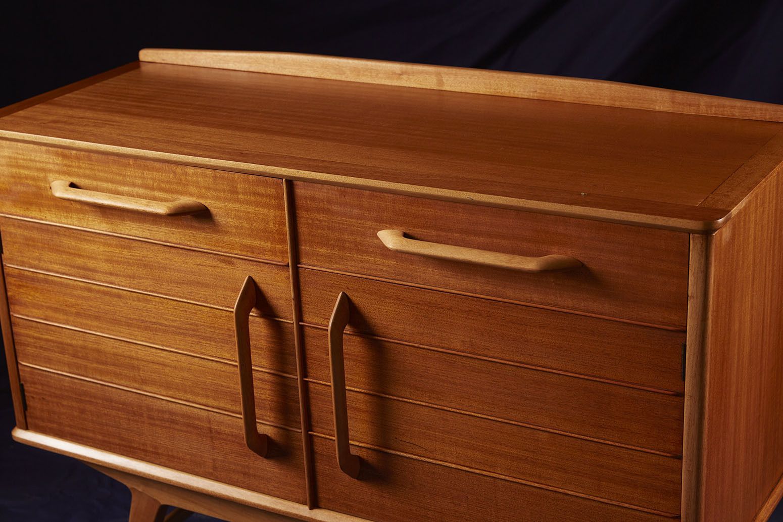 Rare Egomme Gplan Redford  Sideboard In Agba Wood 1951 photo for sale