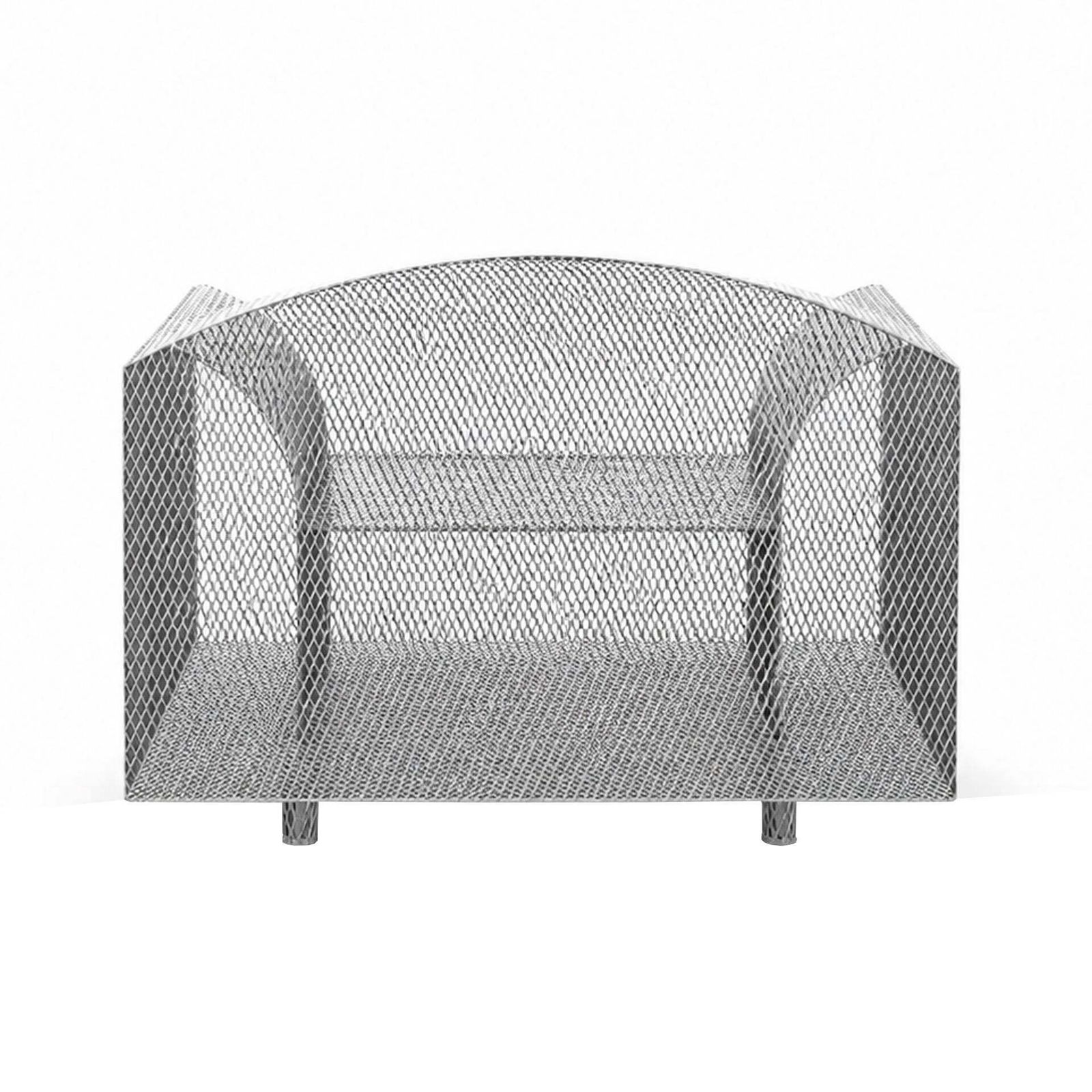 "How High The Moon" Steel Mesh Armchairs By Shiro Kuramata From The 20th Century For Vitra photo 19460.0