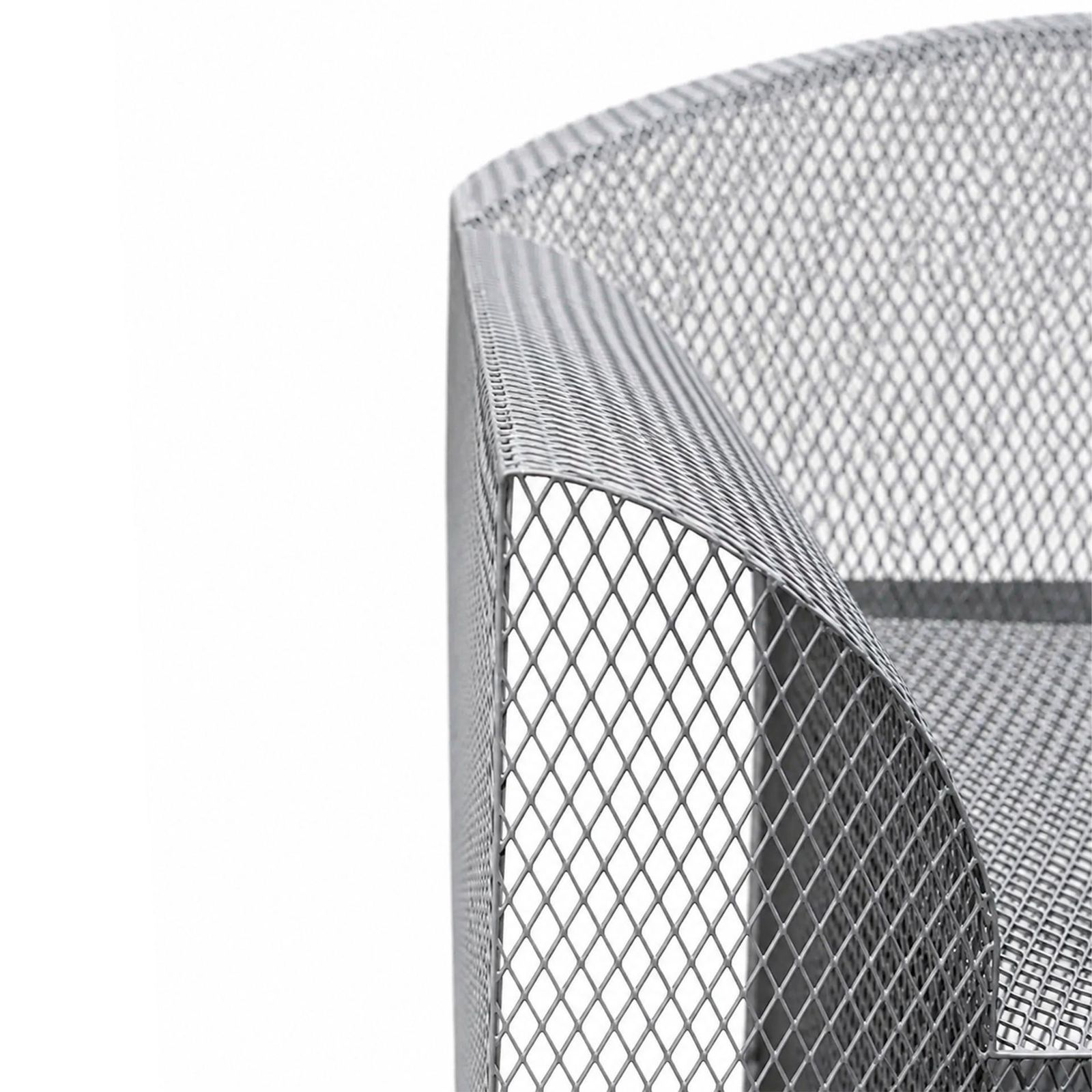 "How High The Moon" Steel Mesh Armchairs By Shiro Kuramata From The 20th Century For Vitra photo vinterior