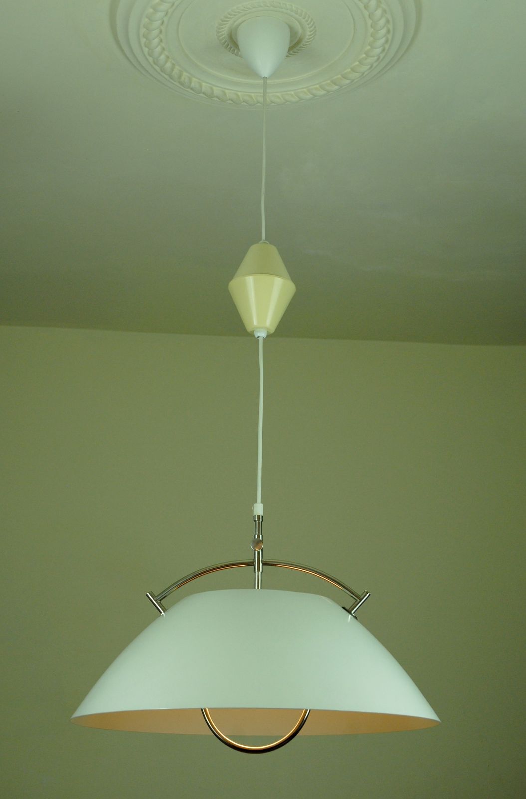 Vintage Jh 604 Pendant Lamp By Hans J Wegner For Louis Poulsen, 1970s