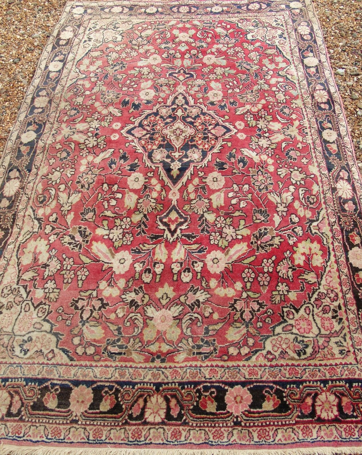 Antique Saroukh Mahal Carpet, 1920s photo for sale