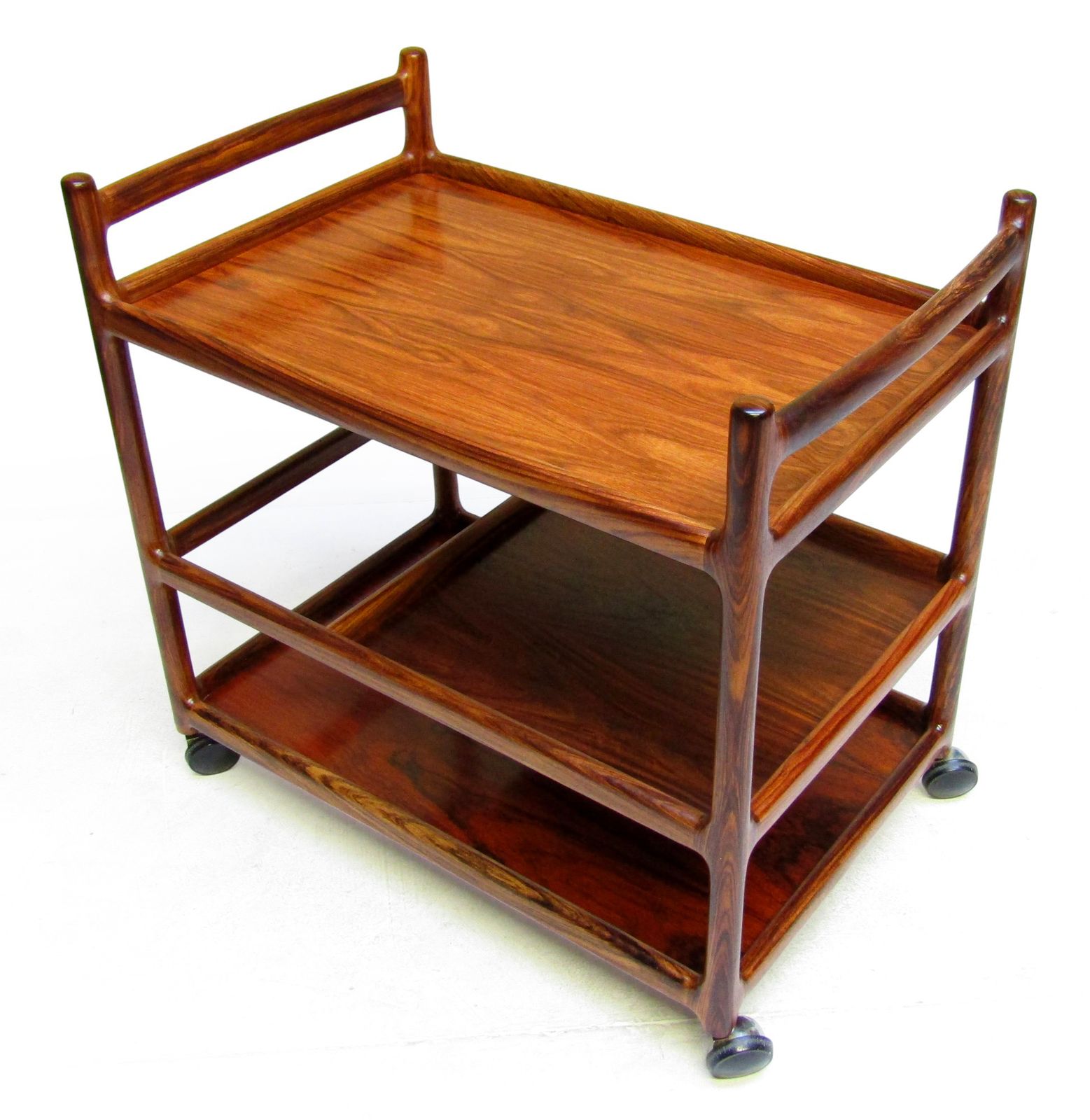 Danish Bar Cart In Rosewood By Henning Korch For Cfc Silkeborg photo Furniture