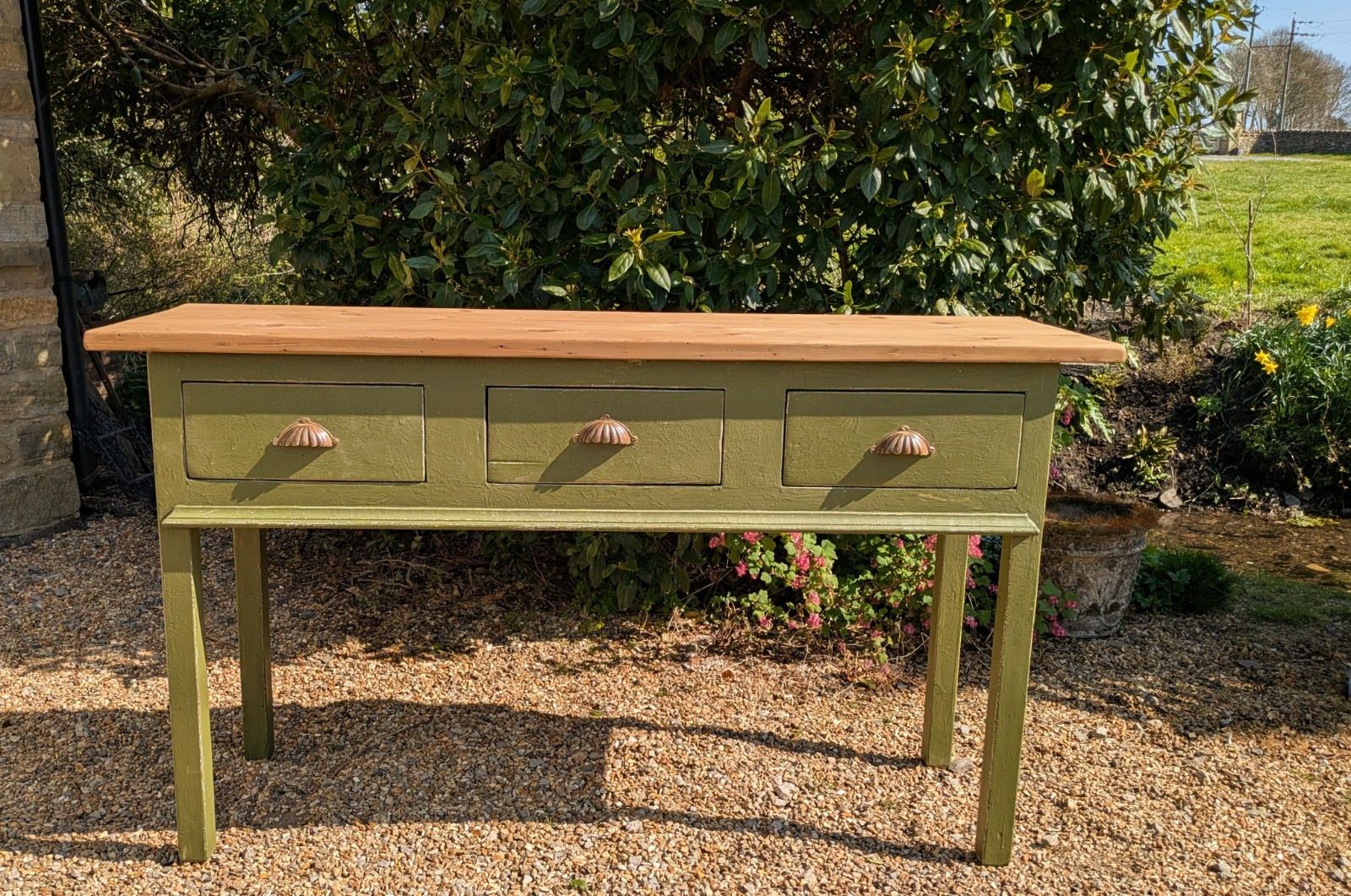 Beautiful 19th Century Hand Painted Dresser Base
