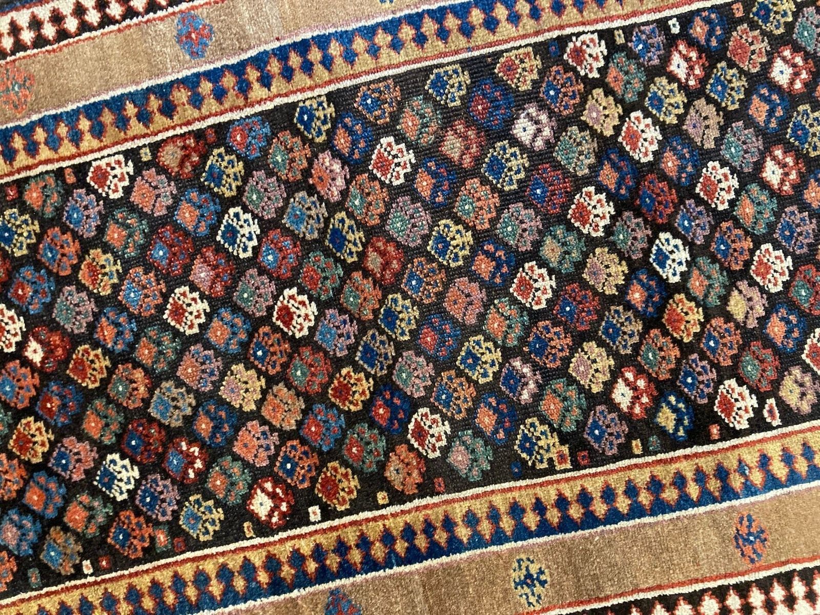 Textiel Antiek Koerdisch loper 2,97 m x 0,93 m photo