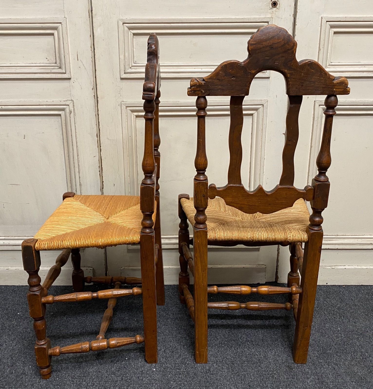 Set 8 French Farmhouse Dining Chairs photo for sale