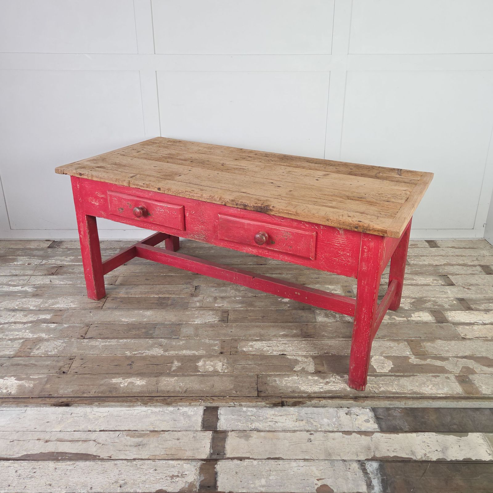 Antique Pine Farmhouse Table, 1900s photo for sale
