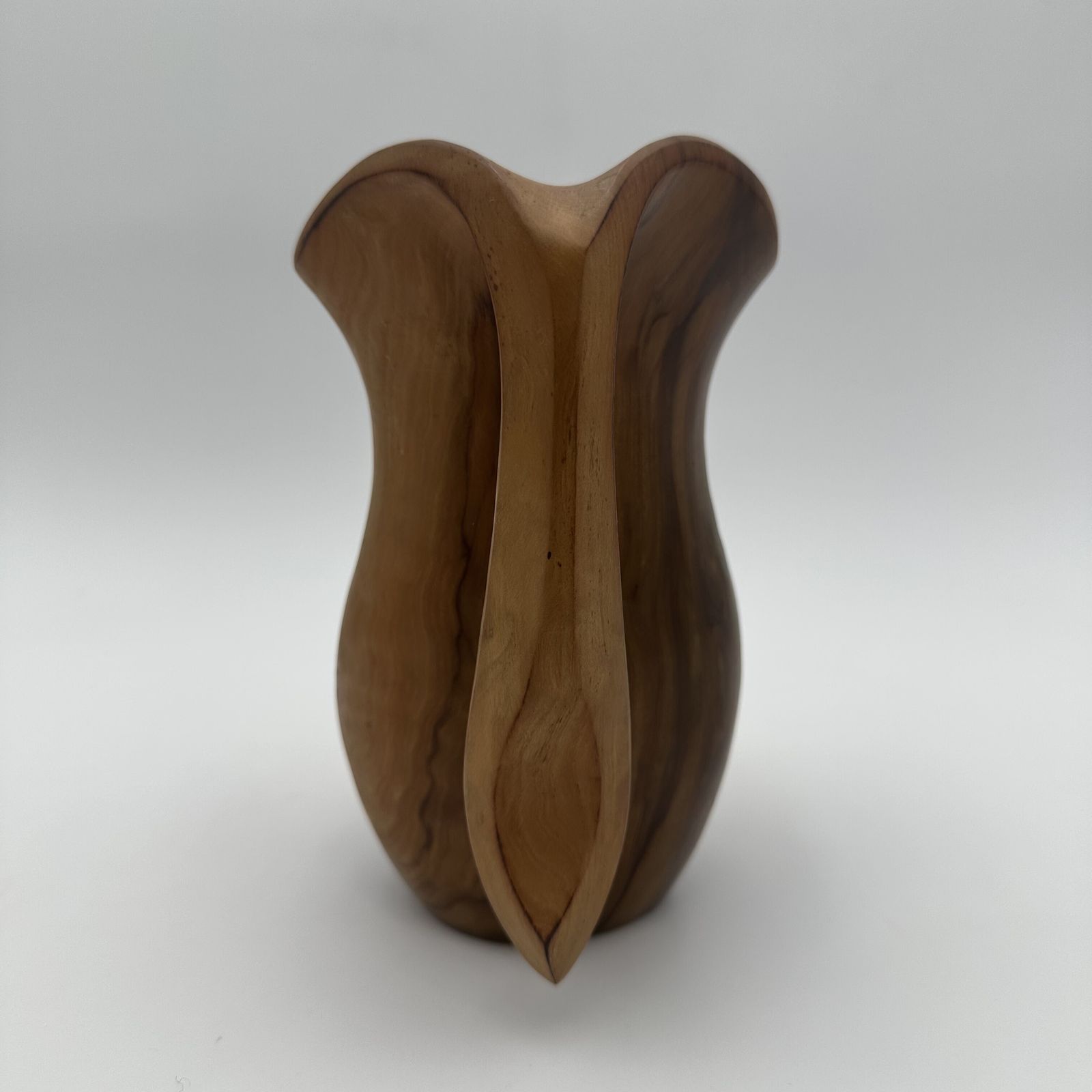 photo for sale Small Sculptural Free Form Walnut Pitcher, In The Style Of Alexandre Noll, 1950s.