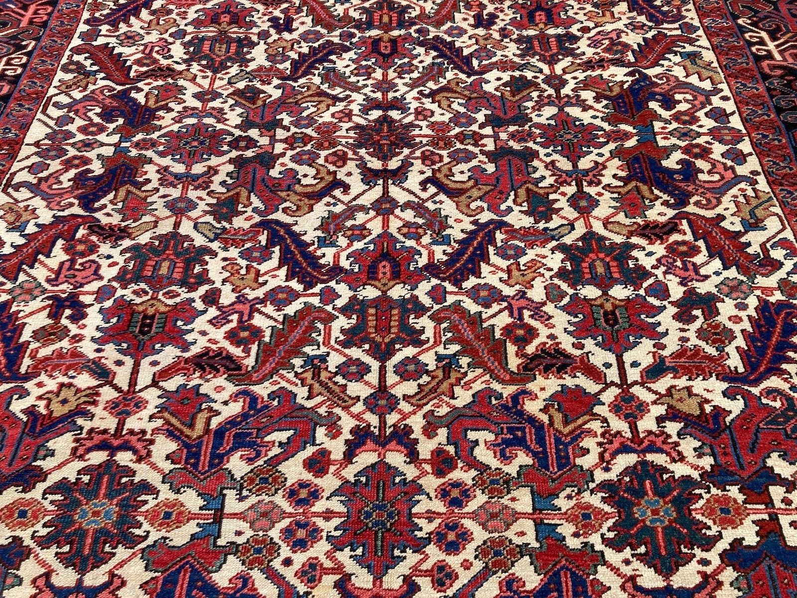 Antiek Heriz tapijt 3,00 m x 2,36 m photo buy