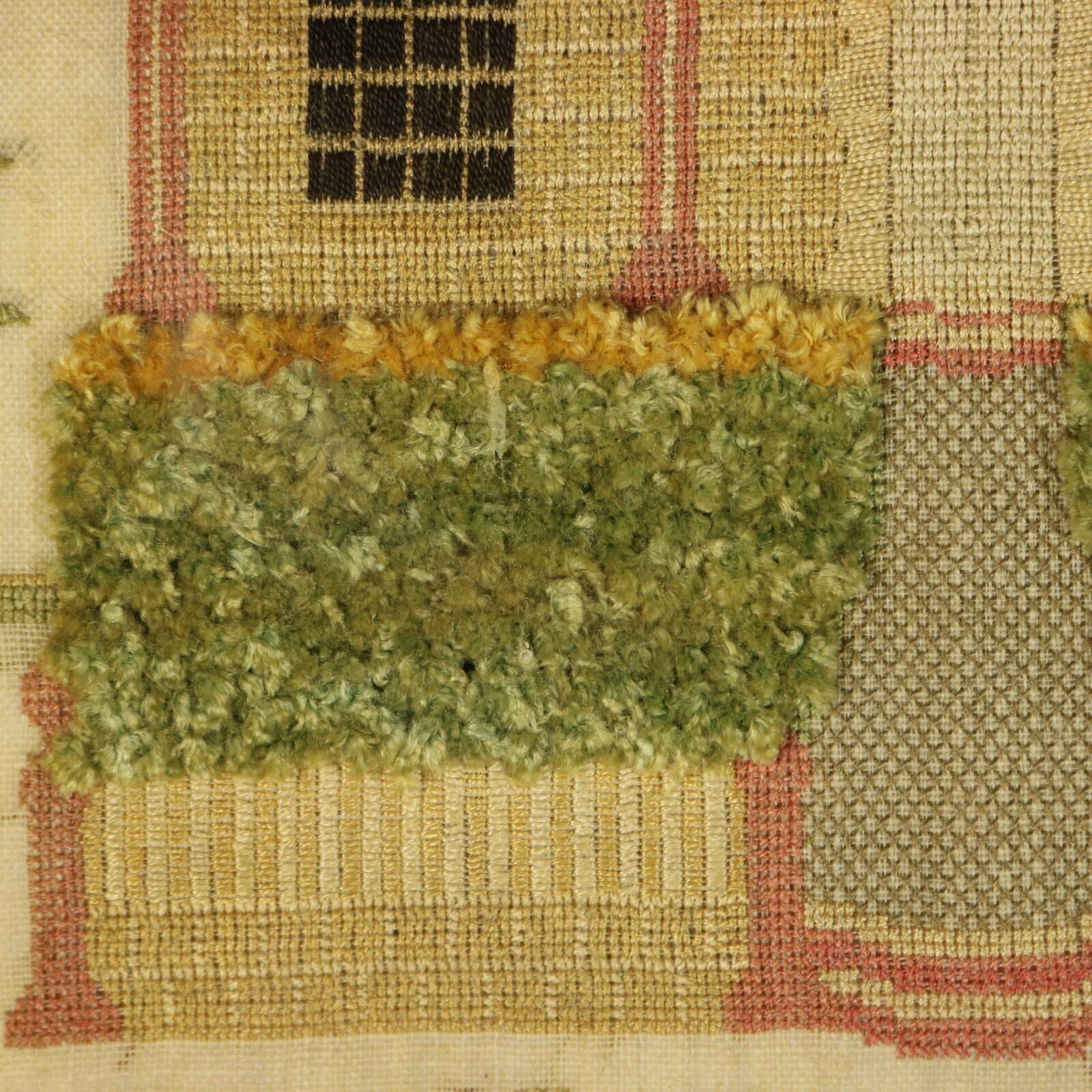Kunst Antiek Schots borduurwerk, 1805, door Eliza McKune photo