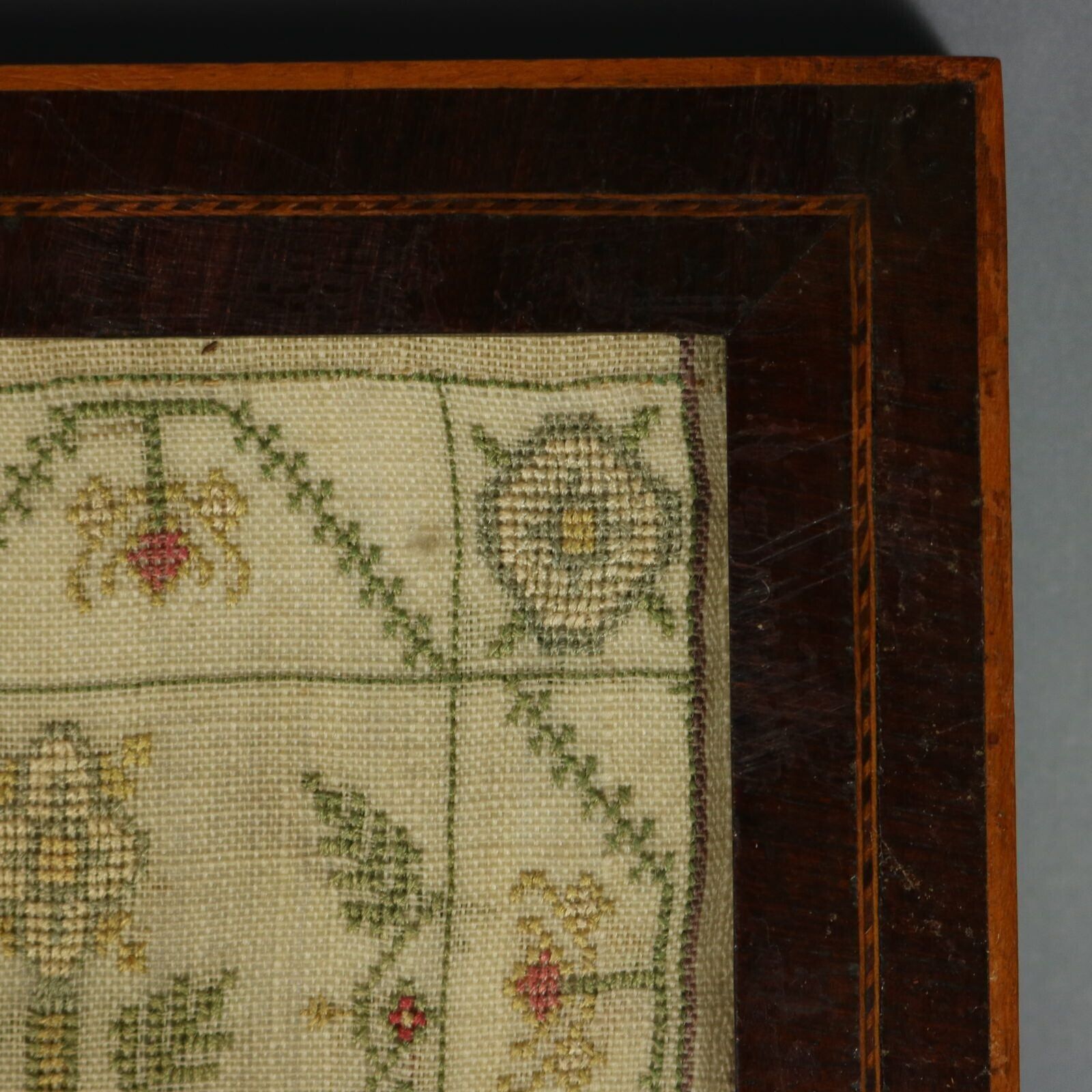 photo vinterior Antique Scottish Sampler, 1805, By Eliza Mckune