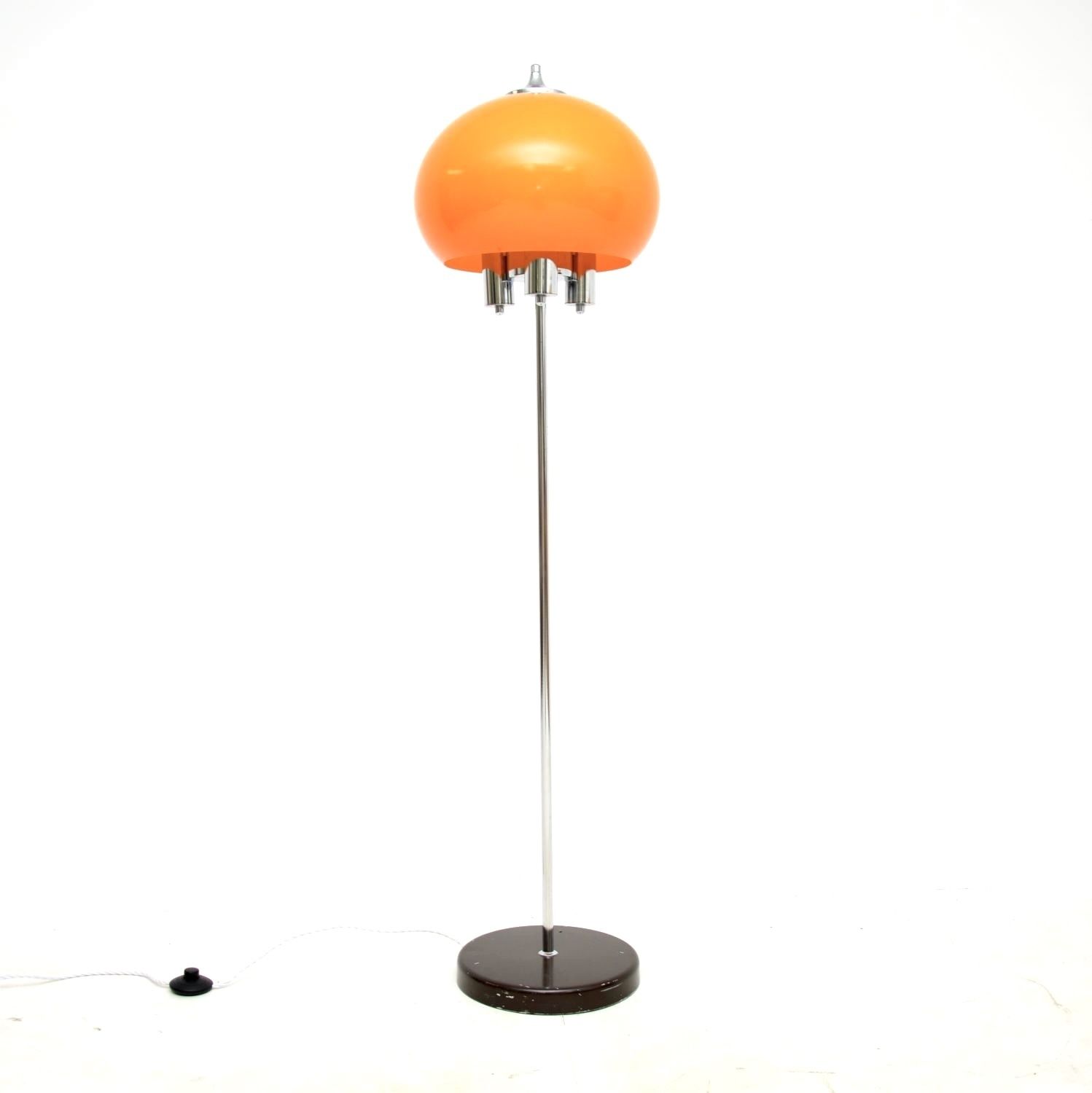 1970’s Vintage Italian Chrome Floor Lamp photo furniture