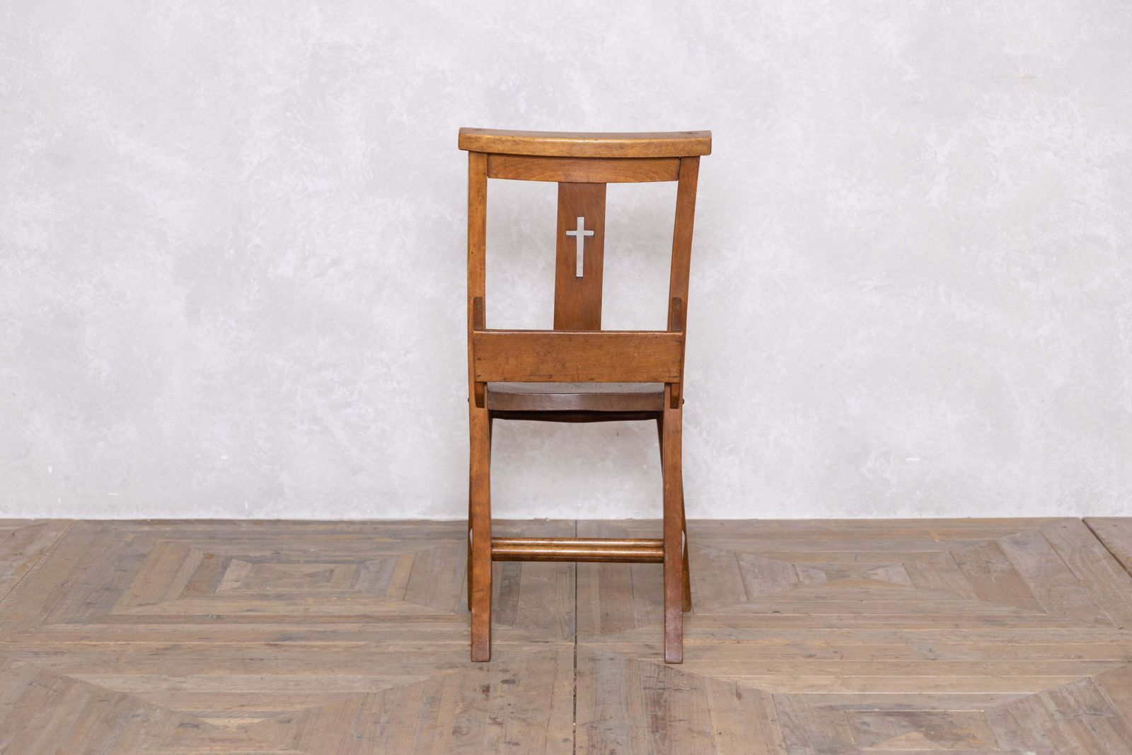 1920's Vintage Wooden Chapel Chairs photo 66.0