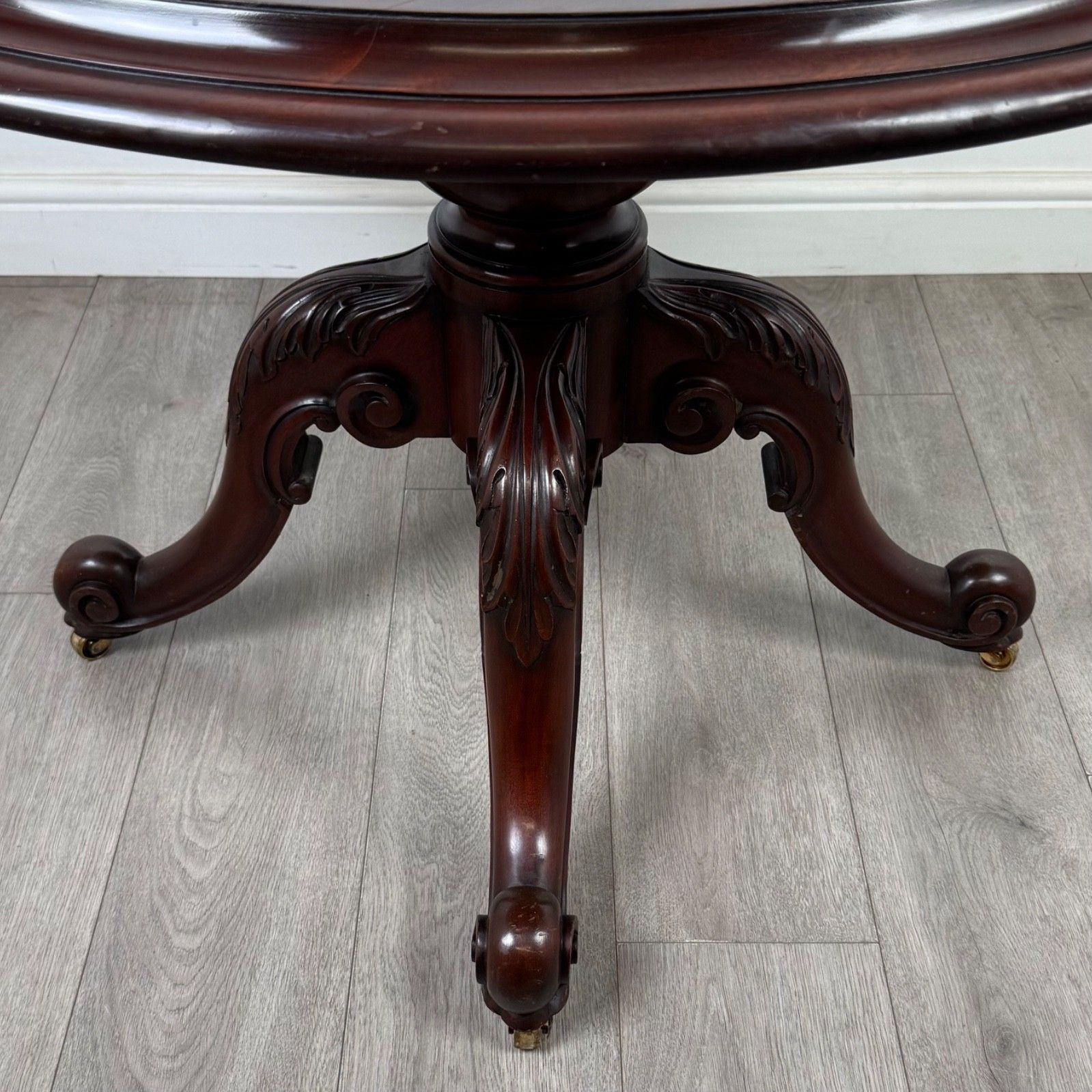 Antique 19th Century Victorian Breakfast Table In Mahogany ( Af 5823 ) photo 625.0