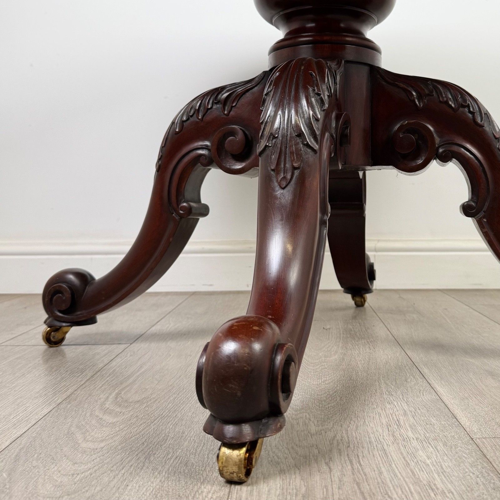 Antique 19th Century Victorian Breakfast Table In Mahogany ( Af 5823 ) photo vinterior