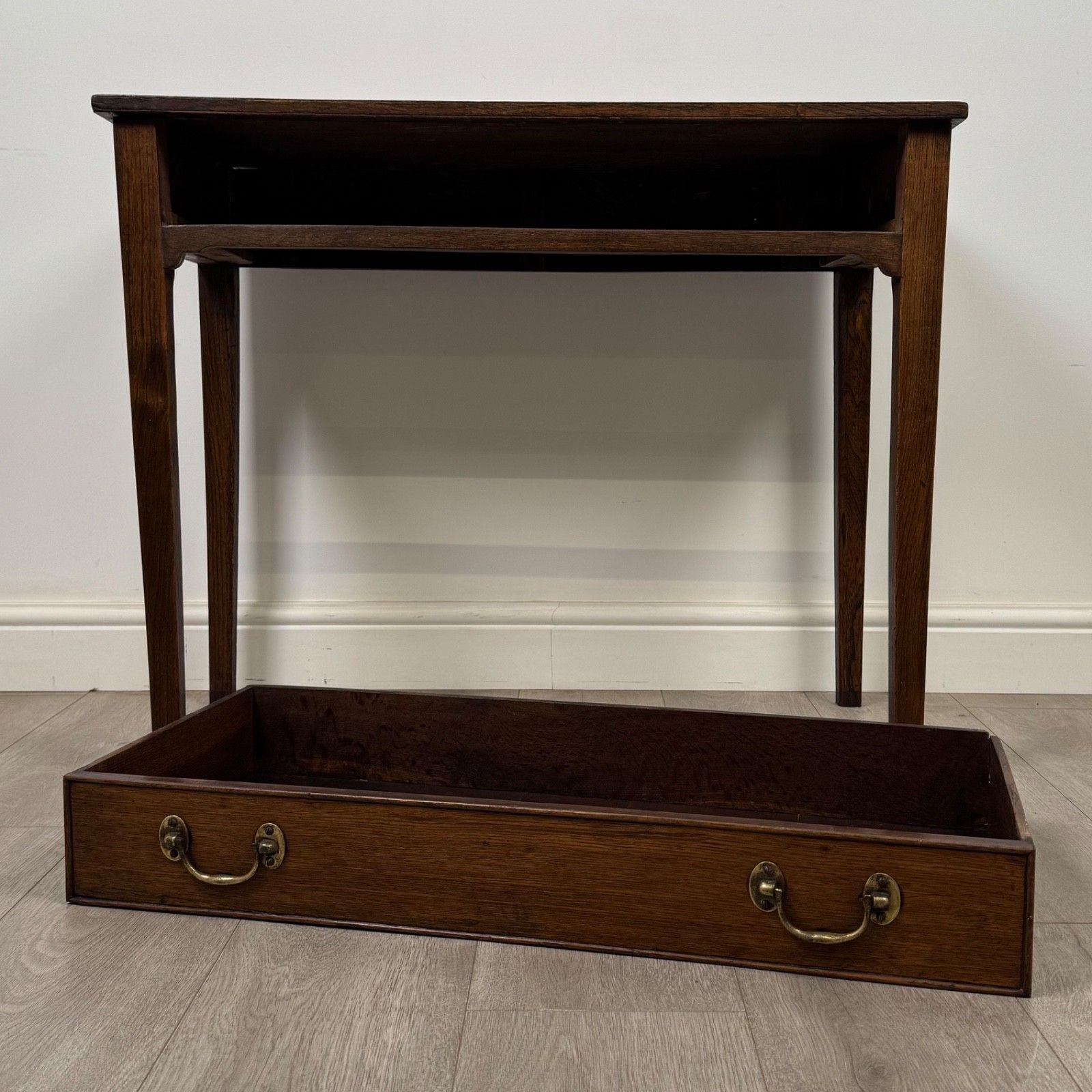 photo for sale Antique 18th Century Georgian Writing Table In Oak ( Af 5759 )