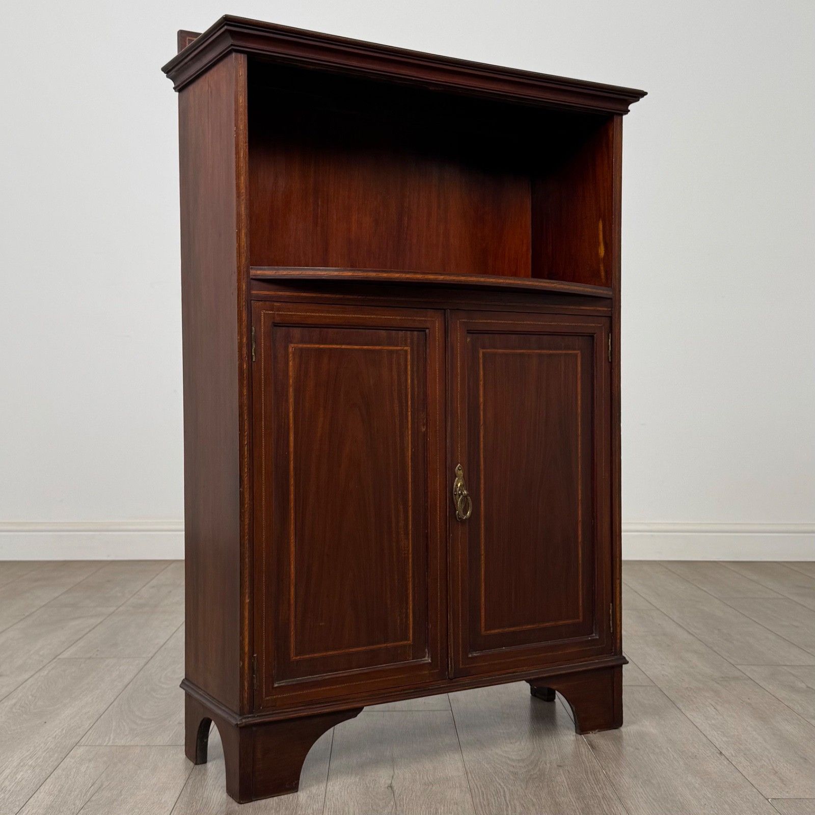 photo for sale Antique 20th Century Edwardian Cabinet In Mahogany ( Af 5847 )