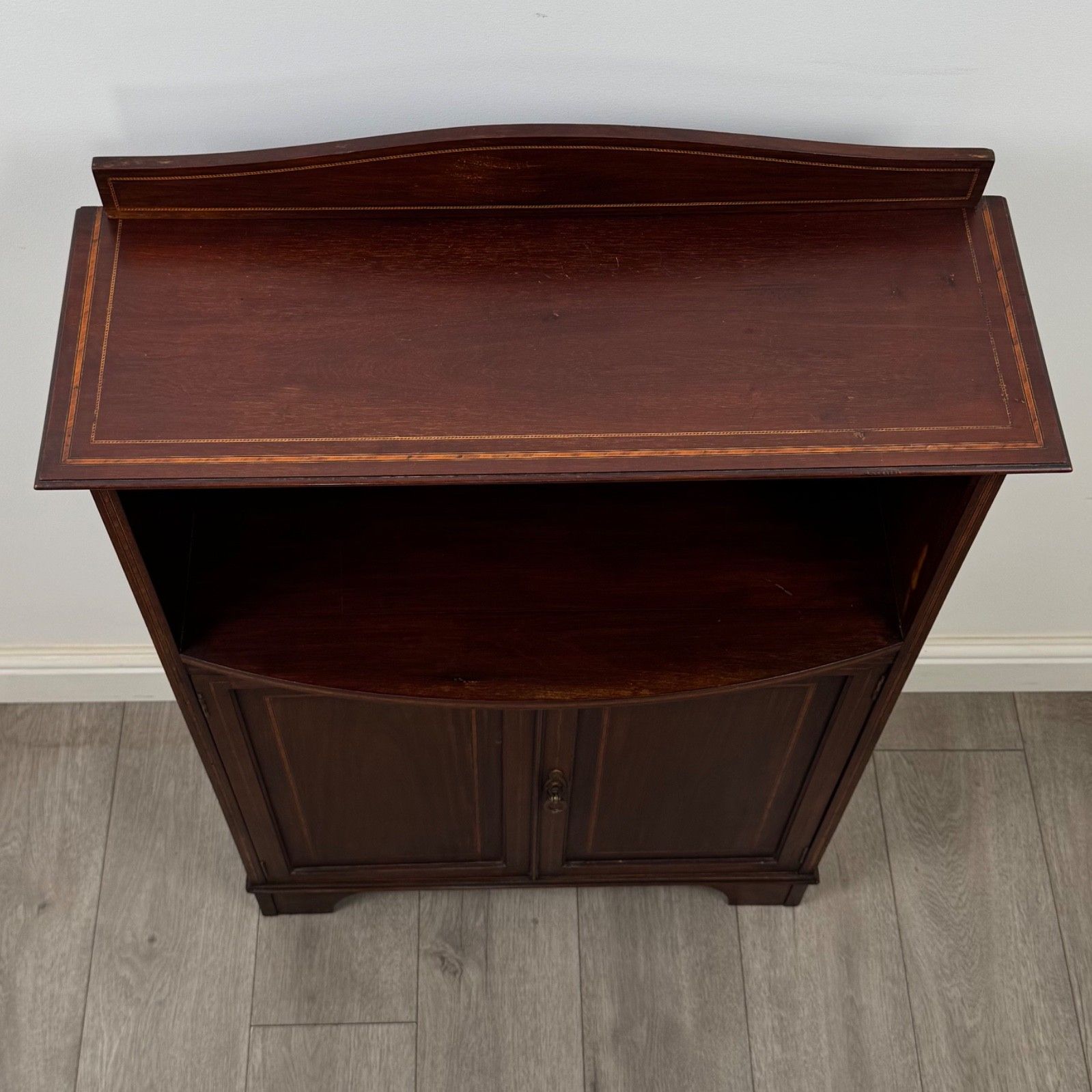 Furniture Antique 20th Century Edwardian Cabinet In Mahogany ( Af 5847 ) photo