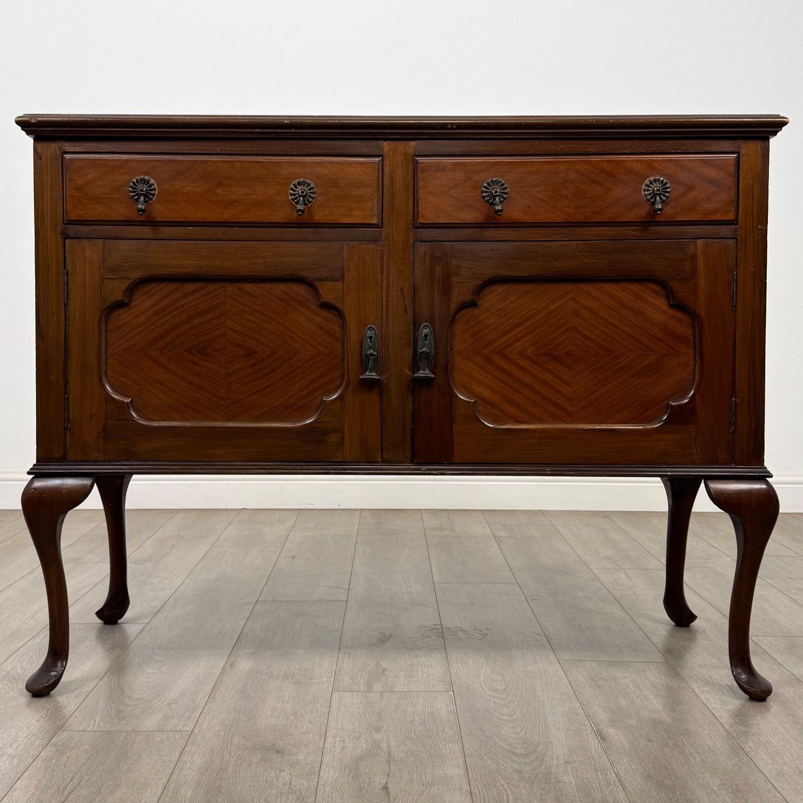 Antique 20th Century Edwardian Sideboard In Mahogany ( Af 5762 )