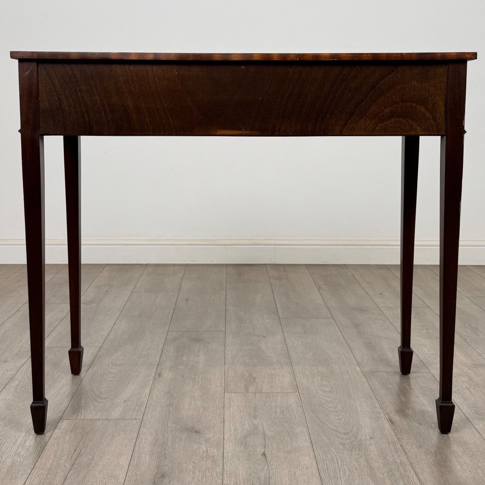 Antique 20th Century Serpentine Writing Table In Mahogany ( Af 5861 ) photo 425.0
