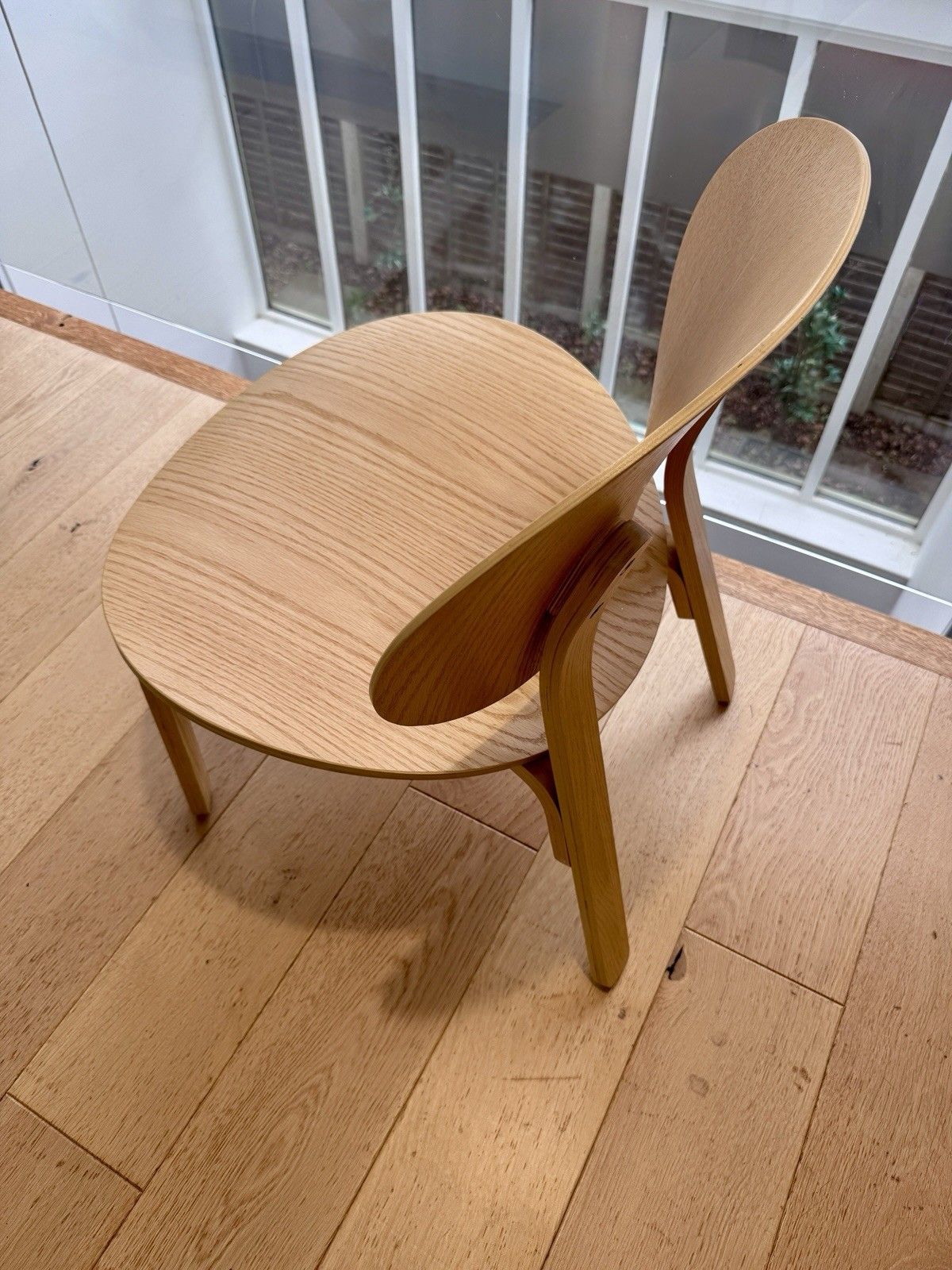 Ikea Fröset Easy Chair, White Stained Oak Veneer Vgc photo buy