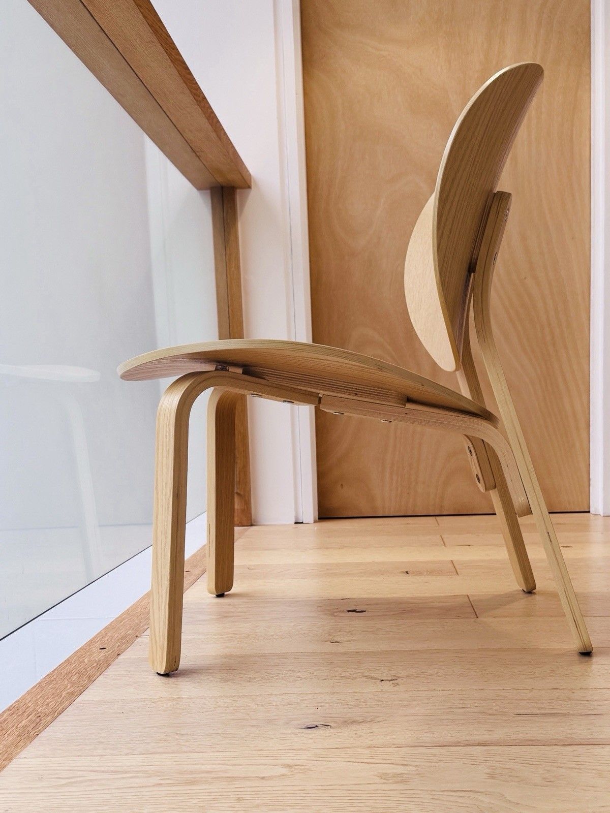 photo for sale Ikea Fröset Easy Chair, White Stained Oak Veneer Vgc