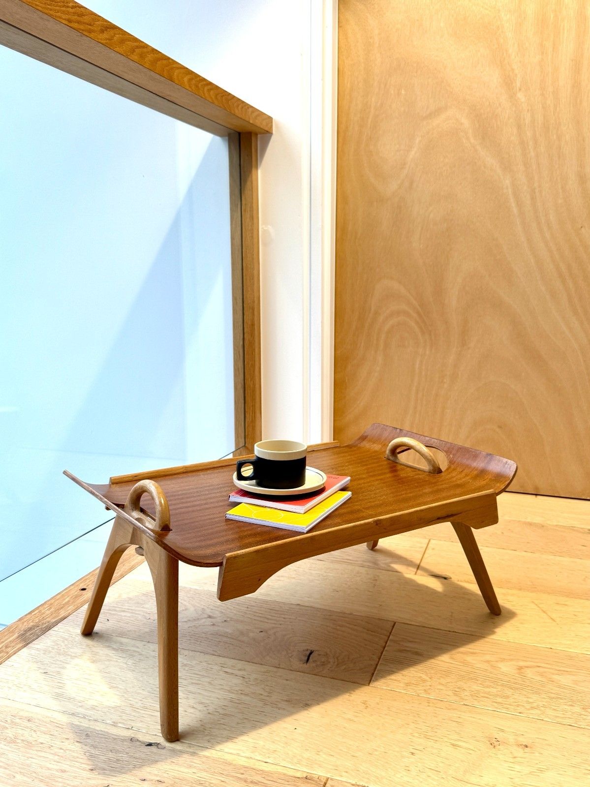 photo furniture Mid Century Centurion Folding Bed Tray Table By Paragon 1950s
