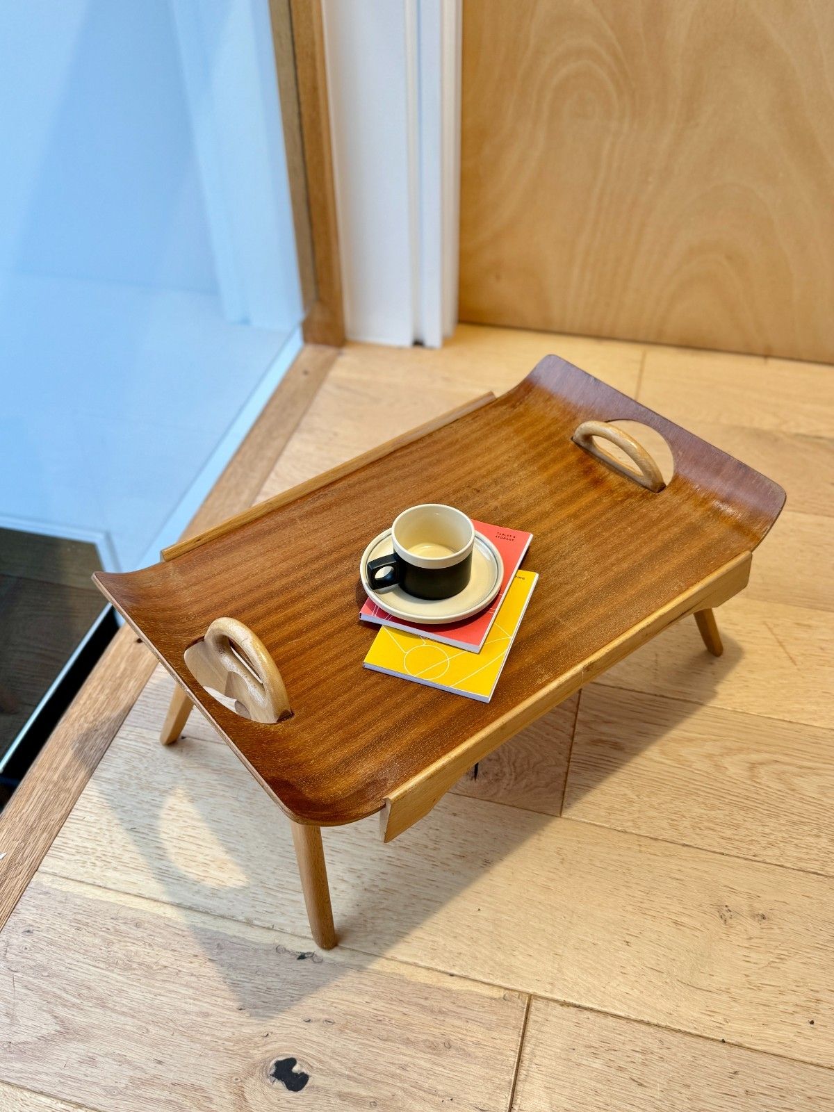 photo for sale Mid Century Centurion Folding Bed Tray Table By Paragon 1950s