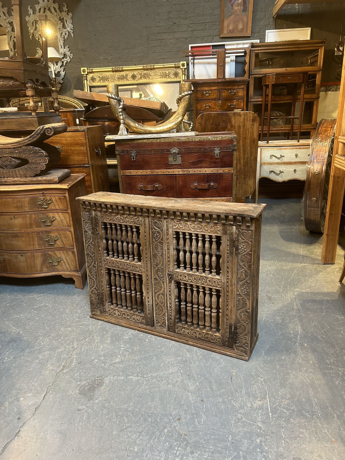 Antique Indian Floor Cupboard photo buy