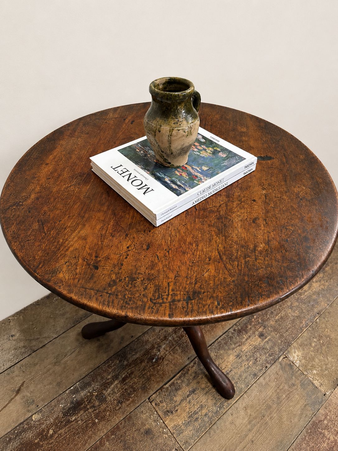 Georgian Antique Mahogany Tilt Top Table photo for sale
