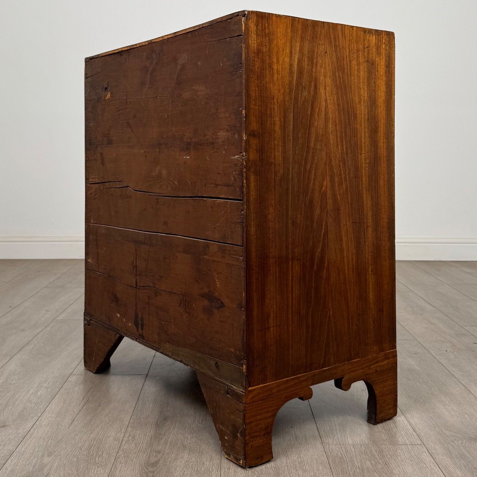 Antique 18th Century Small Georgian Chest Of Drawers In Mahogany ( Af 5815 ) photo vinterior