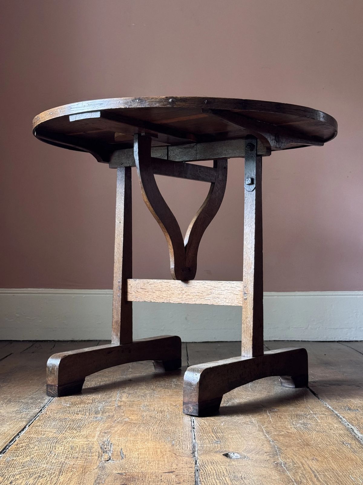 1100.0 19th Century French Vendange Folding Table photo