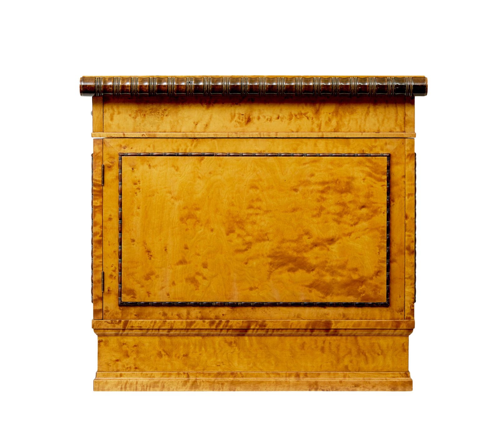 photo furniture Scandinavian Birch Art Deco Pedestal Desk