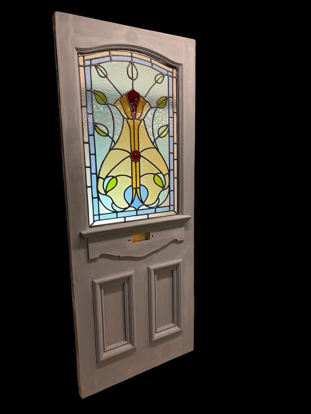 Victorian Edwardian Stained Glass Front Door Period Reclaimed Antique Refurb Old photo furniture