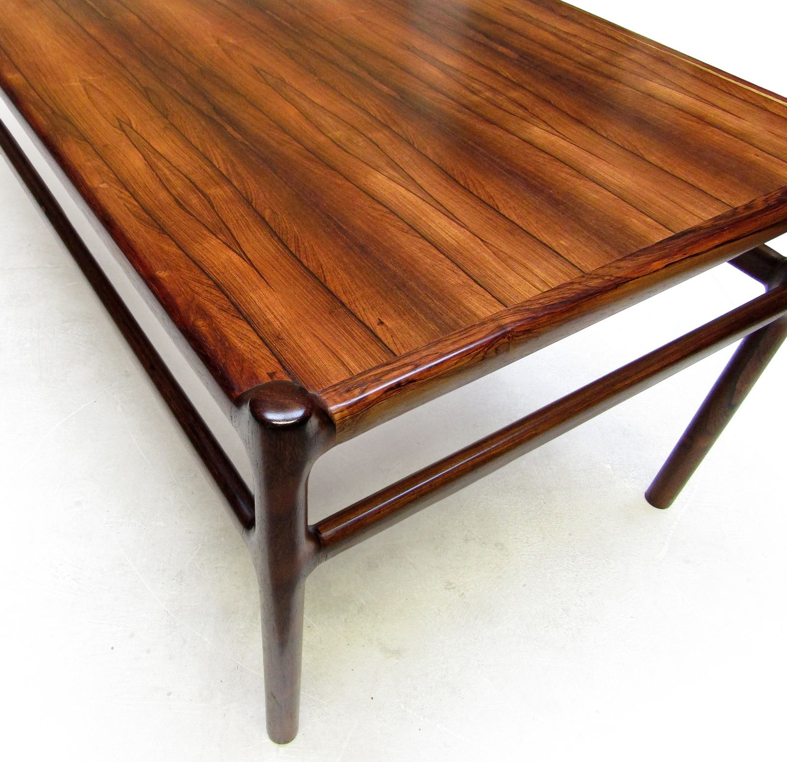 Furniture Long Danish Coffee Table In Rosewood By Henning Korch For Cfc Silkeborg photo