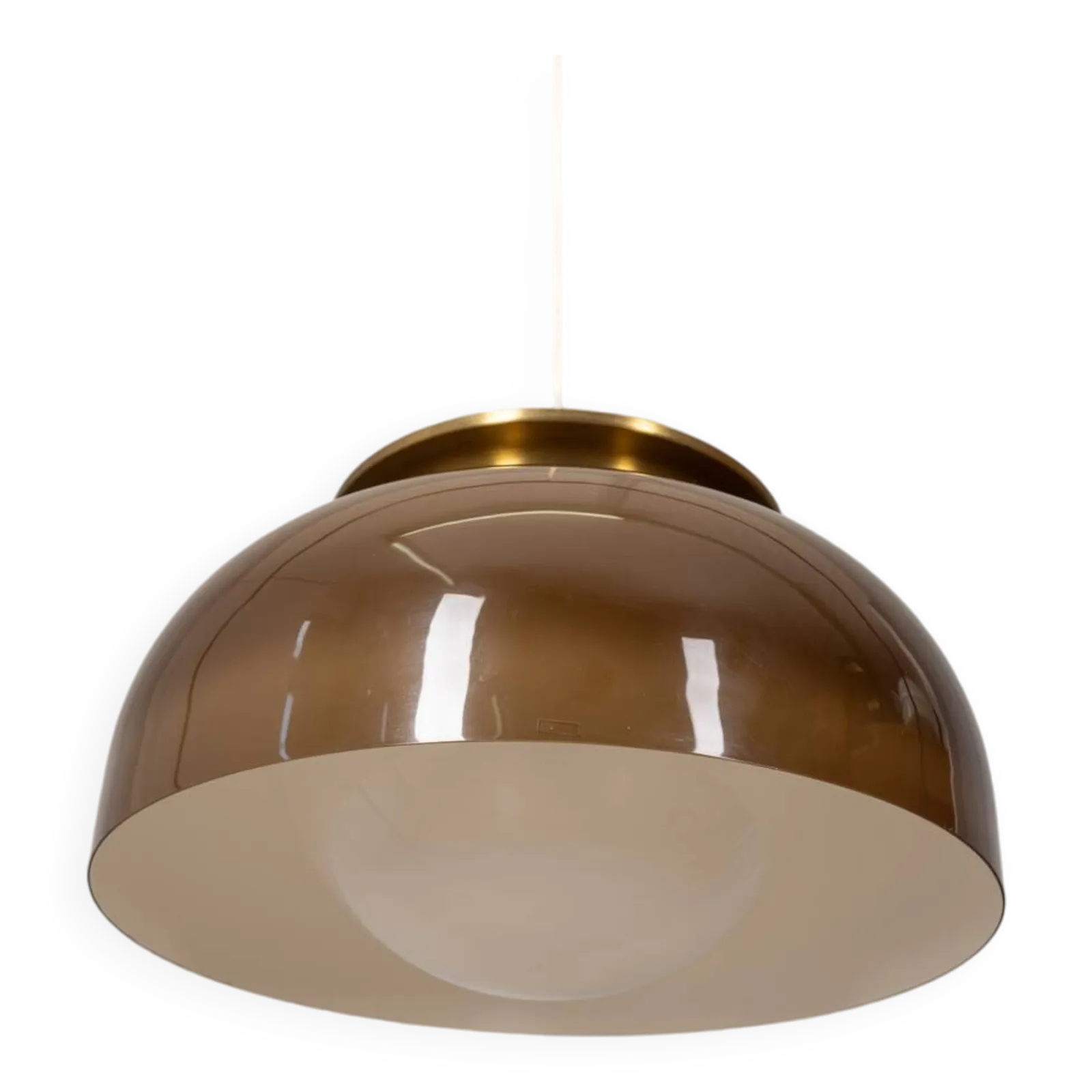 Vintage 1970s Brown Plastic Chandelier, Designed By Massoni For Harvey Guzzini photo 467.0